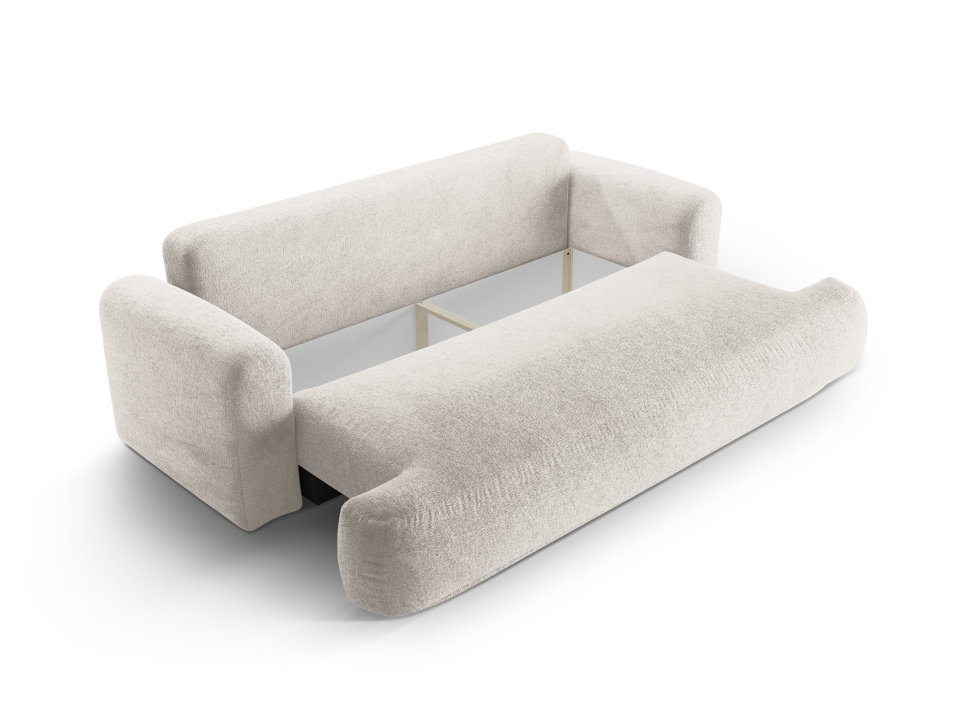 Sofa with sleeping function Ella Szarobeżowy