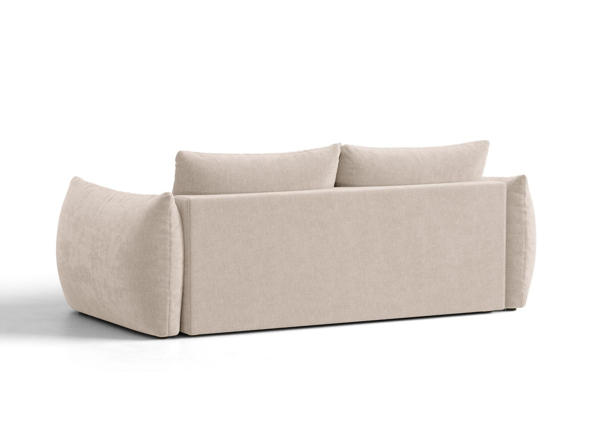 Sofa 3-osobowa z funkcją spania BLOOM jasnobeżowy – ujęcie 4