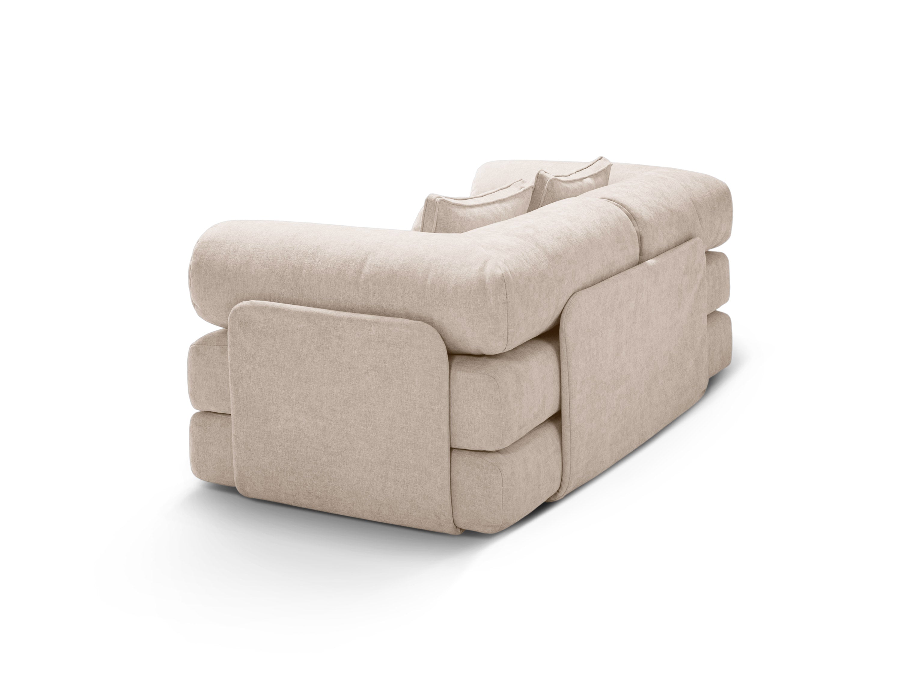 3-Seater Sofa with Sleeping Function DREAMY Beige