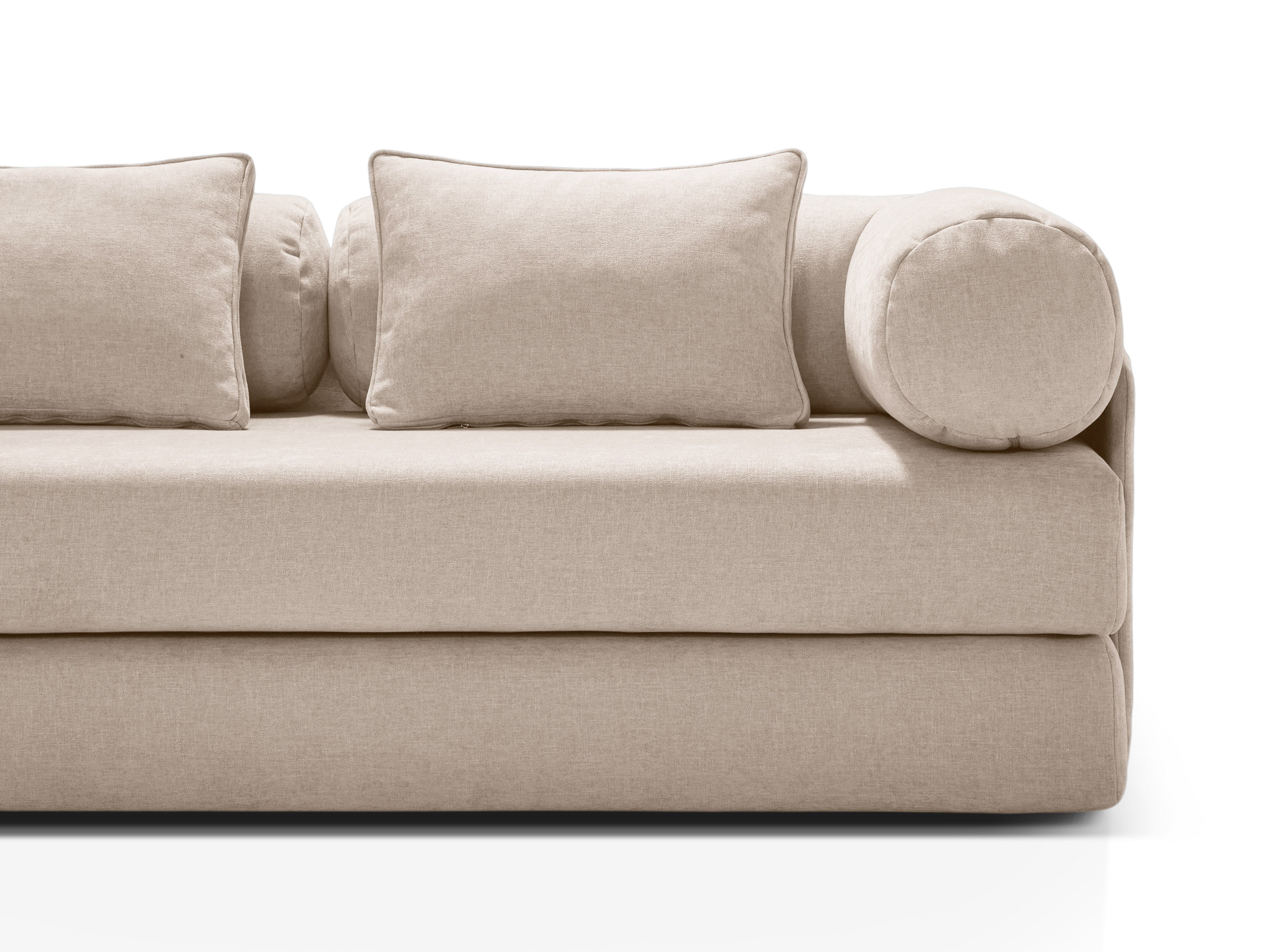 3-Seater Sofa with Sleeping Function DREAMY Beige