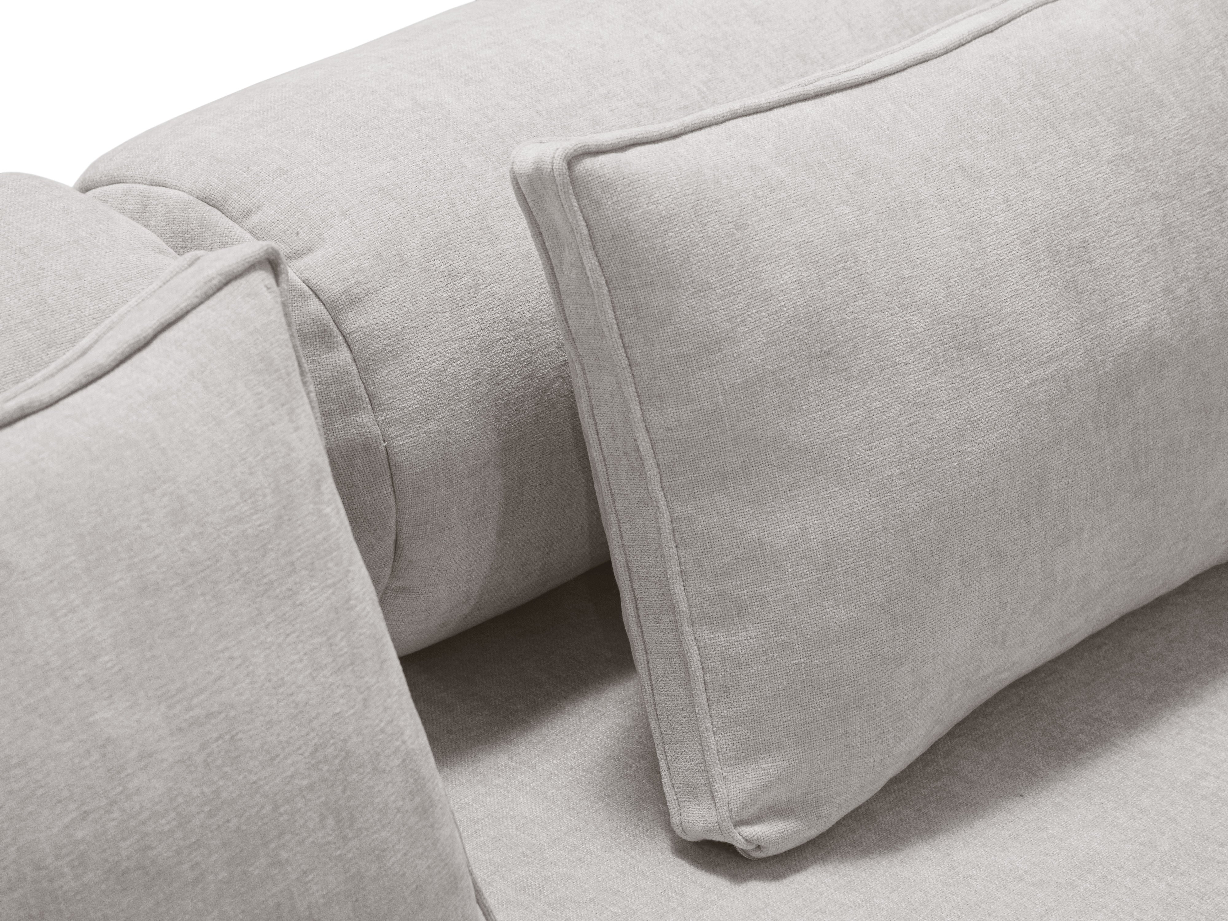 Sofa 3-Sitzer mit Schlaffunktion DREAMY hellgrau