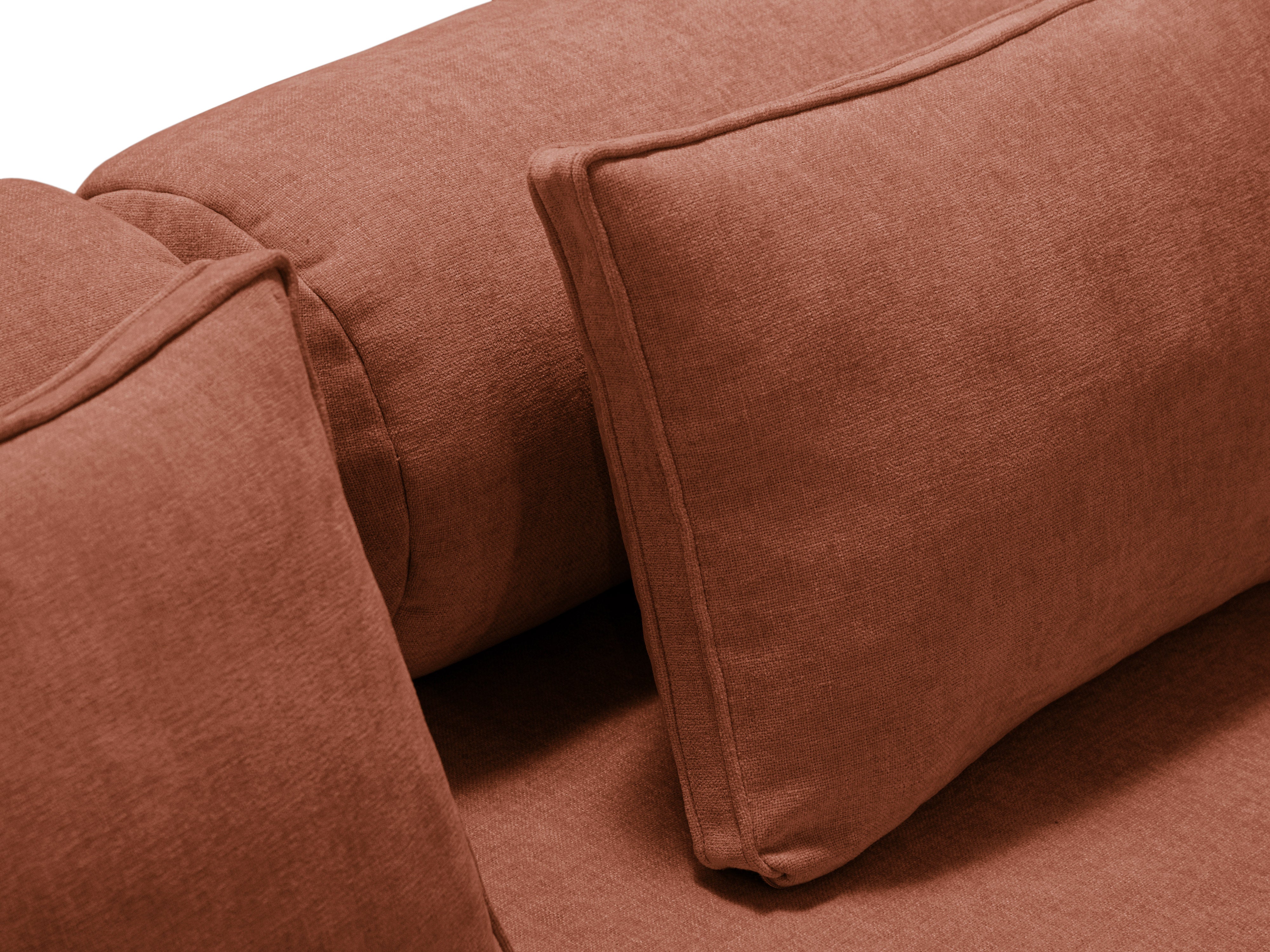 Sofa 3-osobowa z funkcją spania DREAMY ceglany – Micadoni