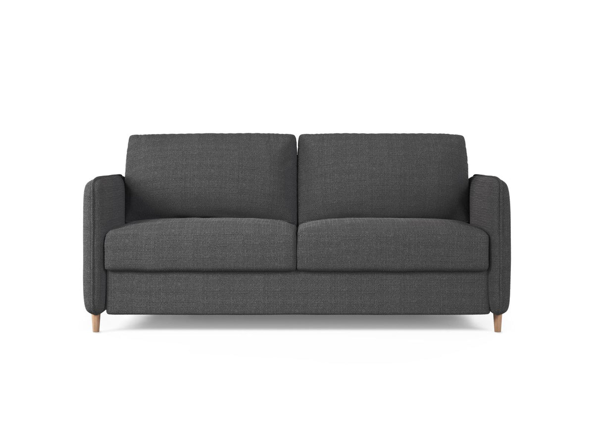 Sofa 3-osobowa z funkcją spania SIMO czarny – Micadoni