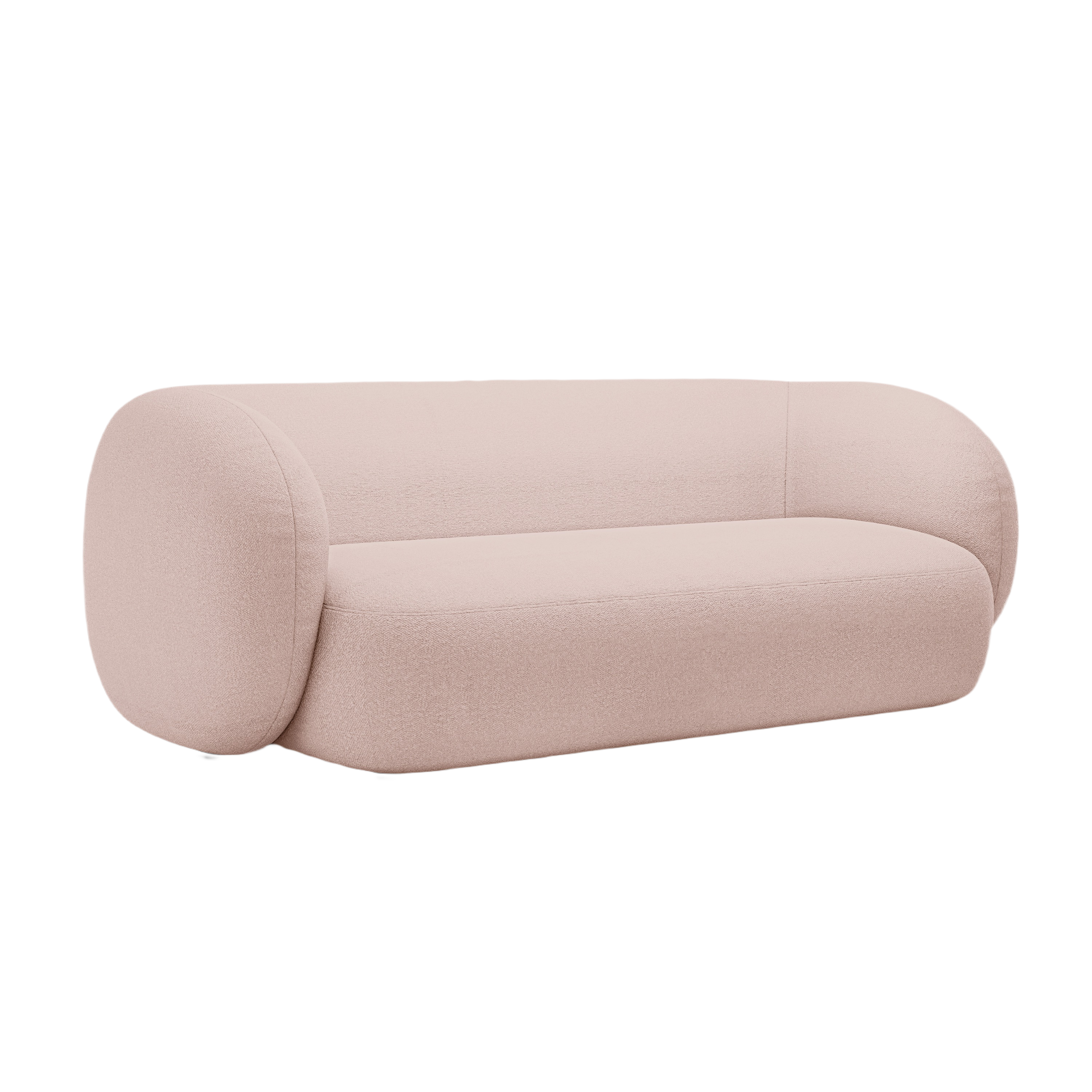 KATE 3-Seater Sofa Pink Boucle