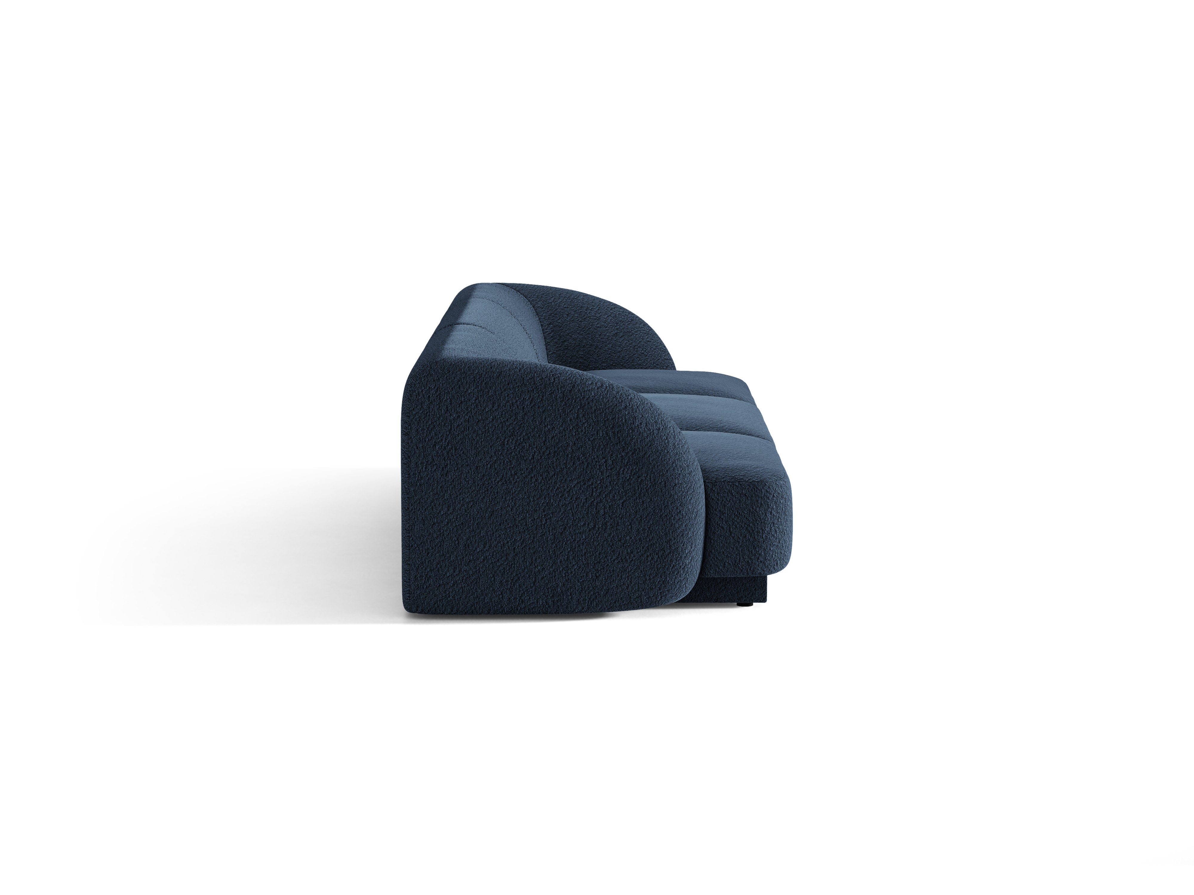 Sofa 3-Sitzer MILEY dunkelblau Boucle