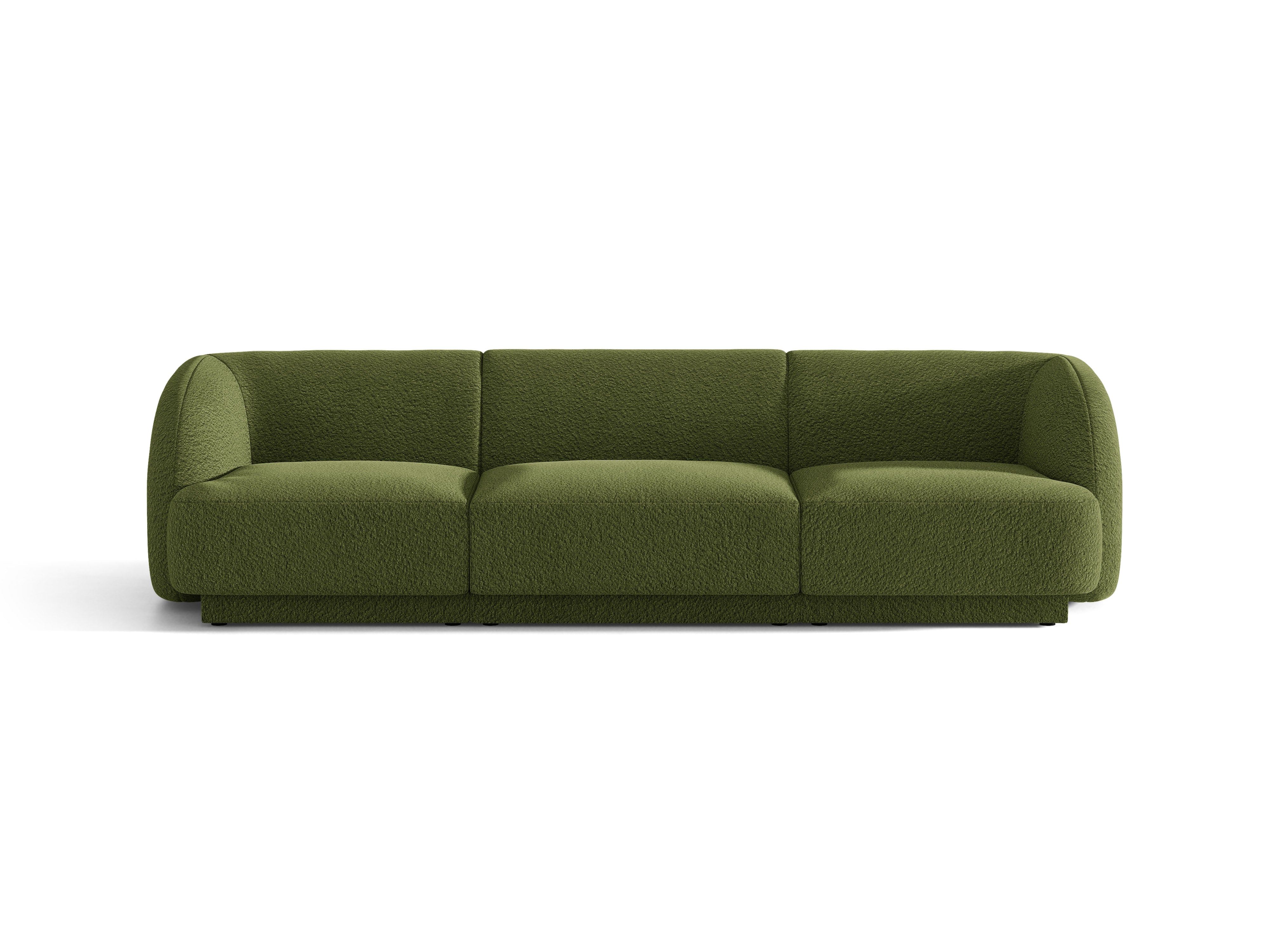 Sofa 3-Sitzer MILEY grün Boucle