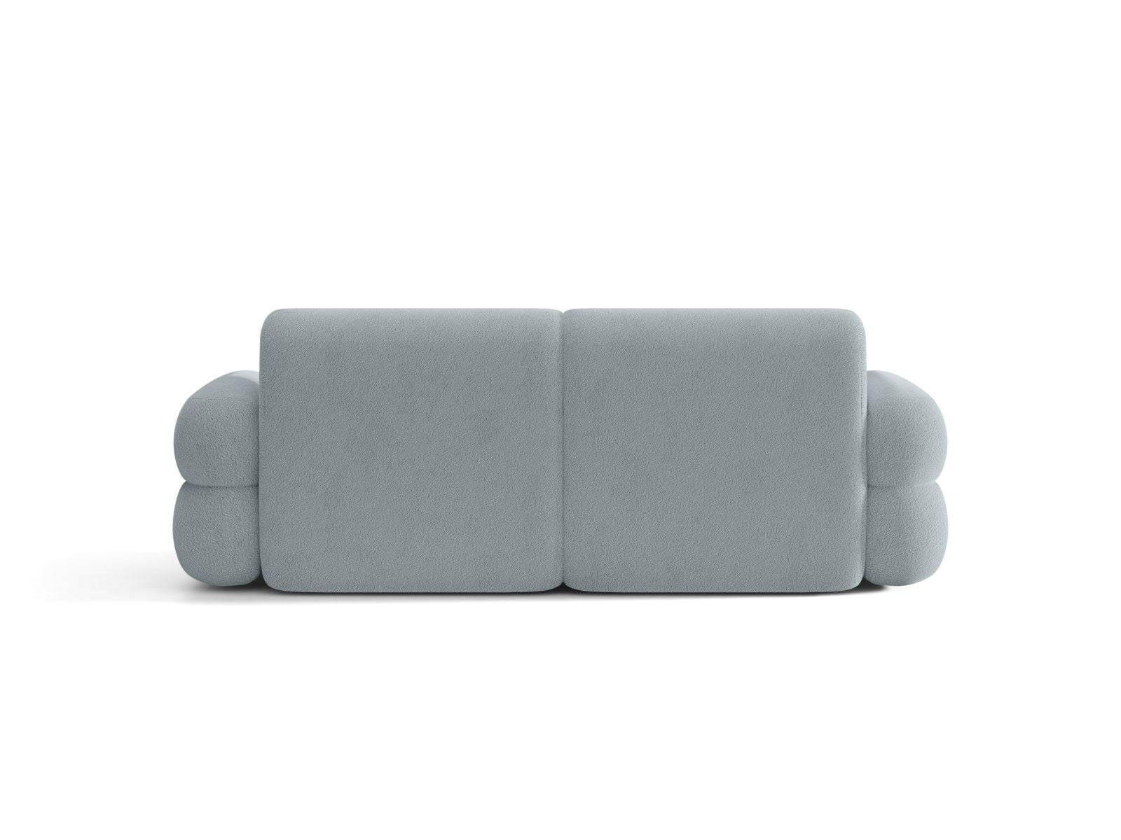 Sofa für 3 Personen NEO in himmelblauem Boucle