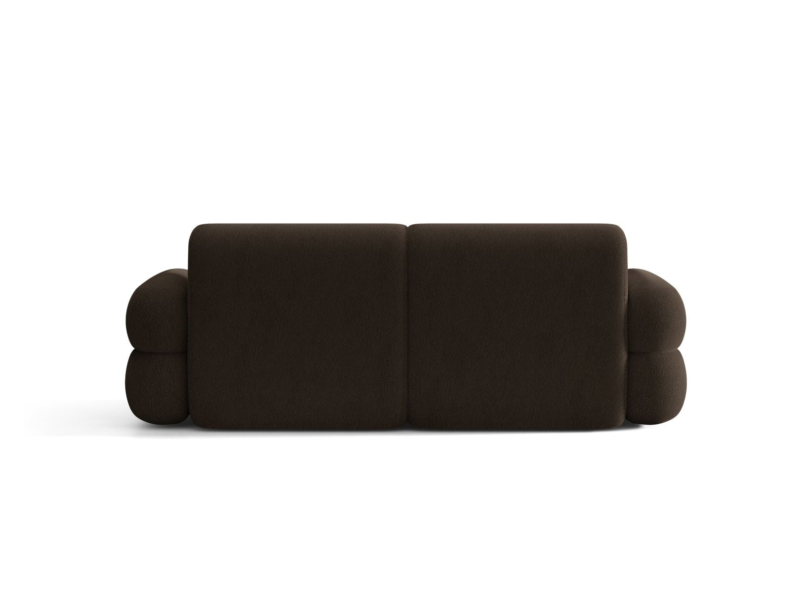Sofa für 3 Personen NEO in braunem Boucle