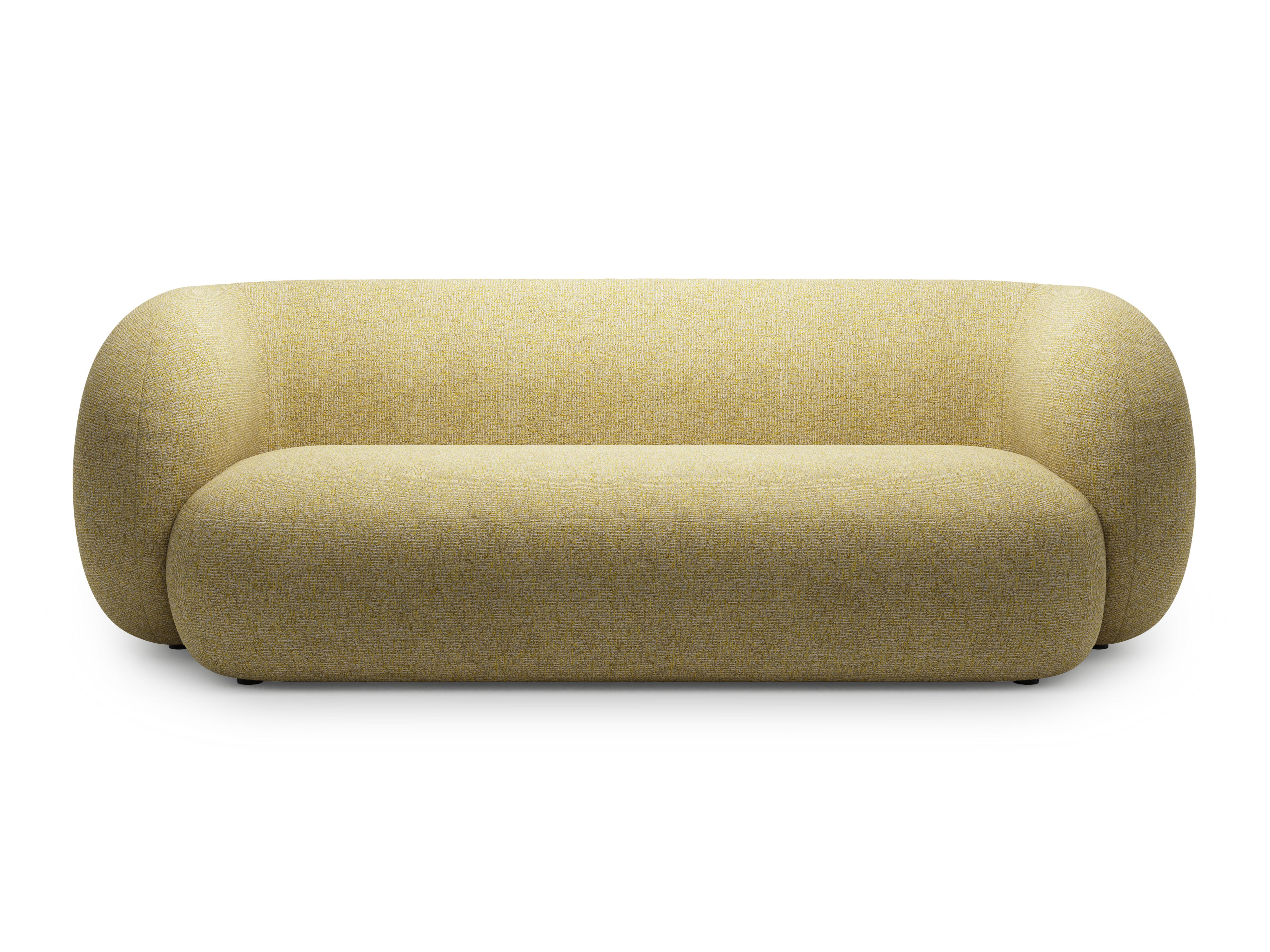 3-seater Sofa KATE yellow mélange