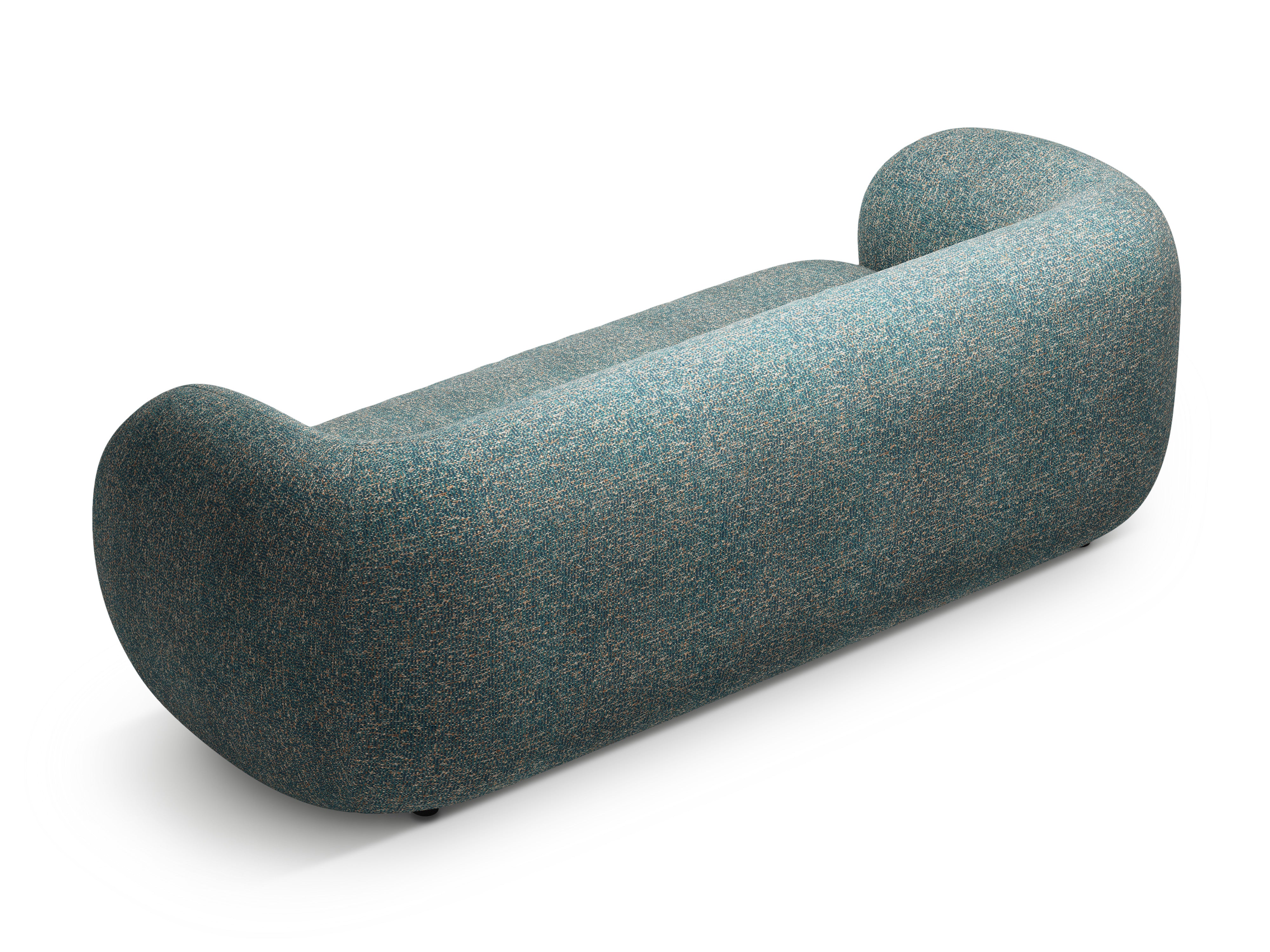 Sofa 3-Sitzer KATE blauer Melange