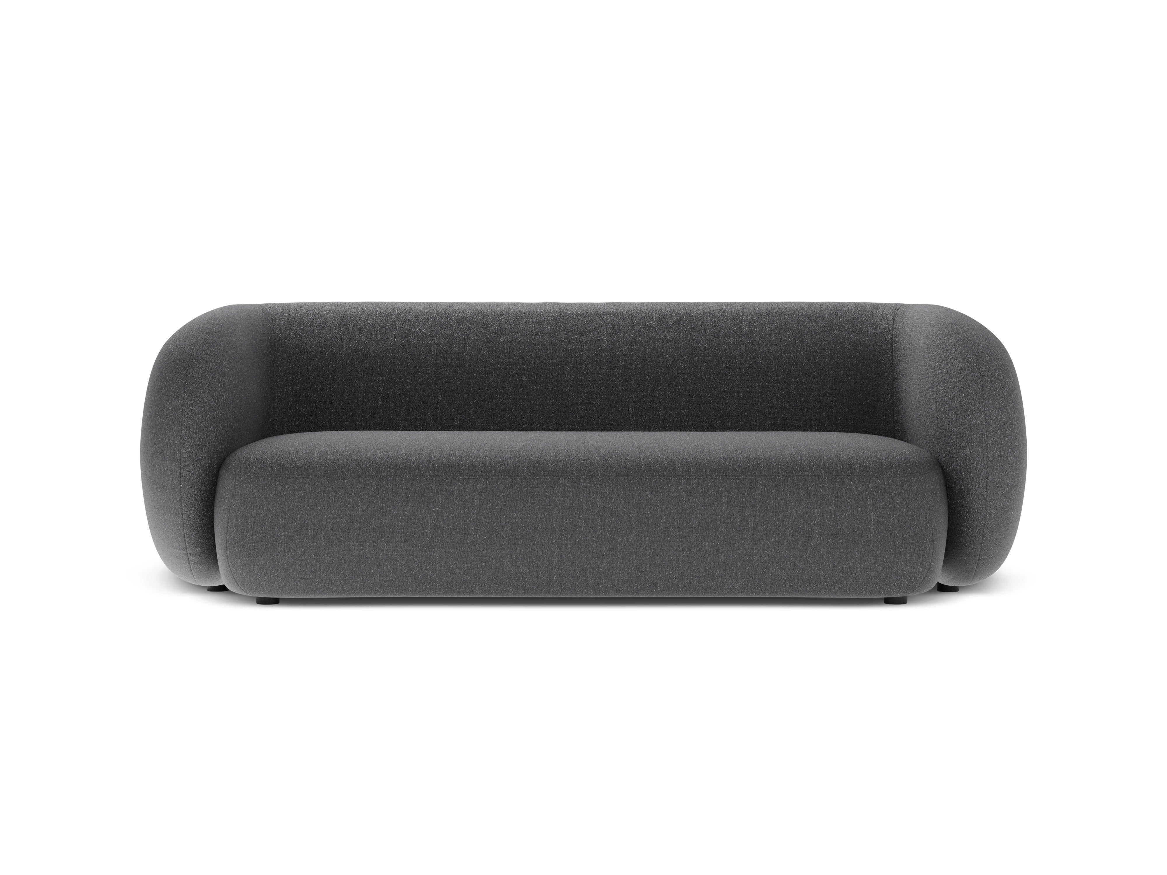 Sofa 3-osobowa KATE ciemnoszary melanż – Micadoni