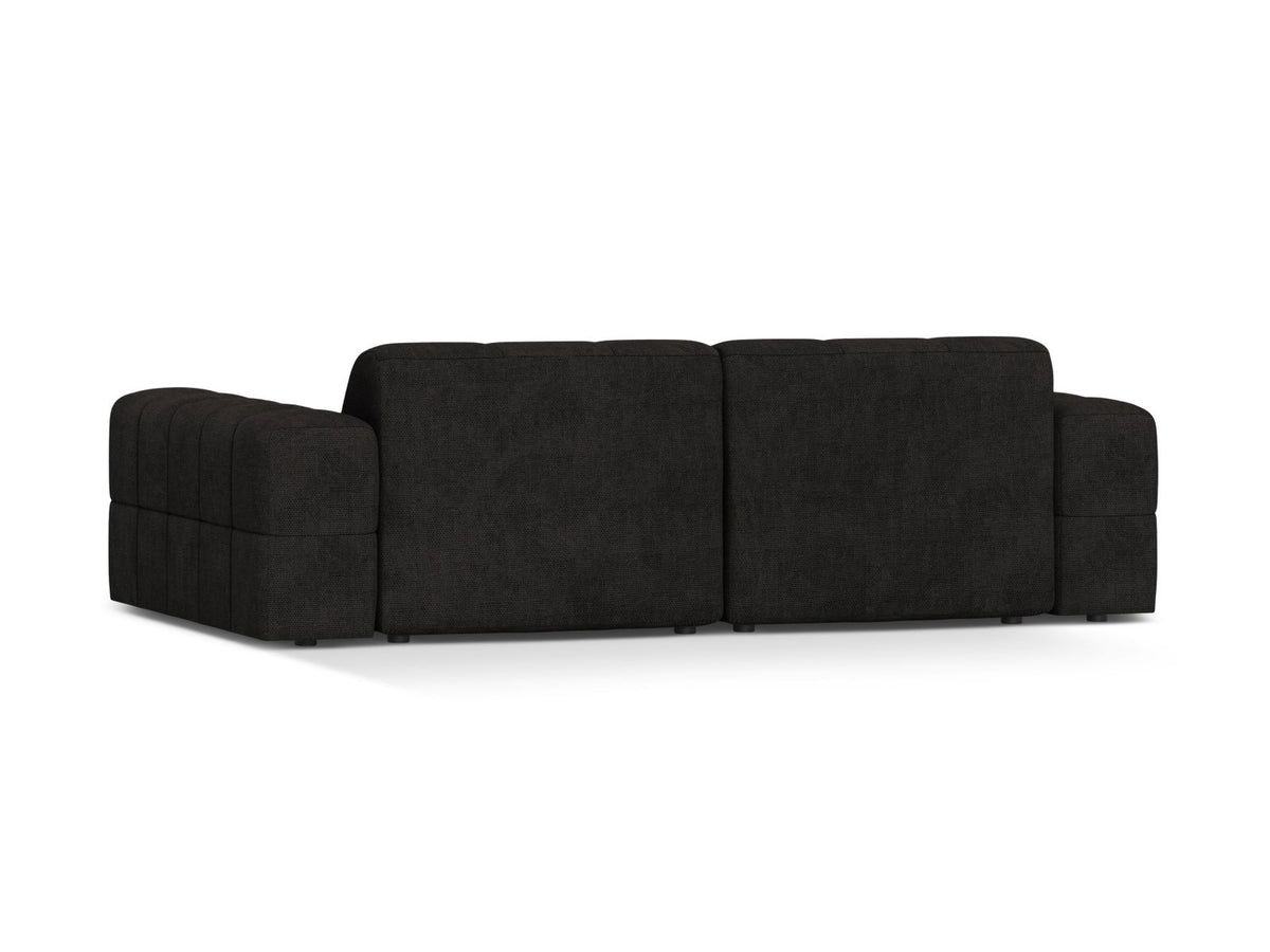 Sofa 3-osobowa JENNIFER antracytowy szenil – ujęcie tylne