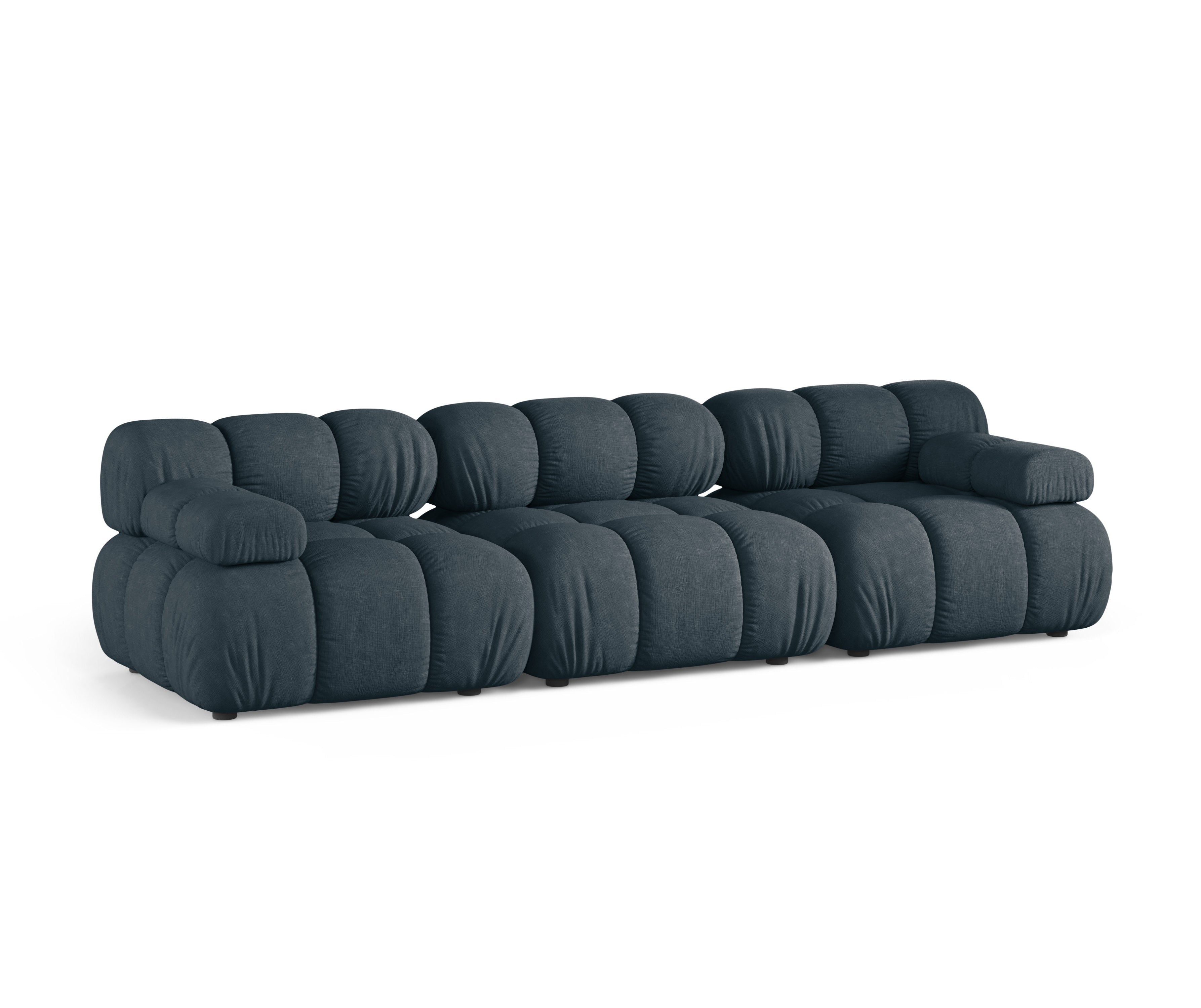 Modulares 3-Sitzer Sofa BELLIS in Petrolblau