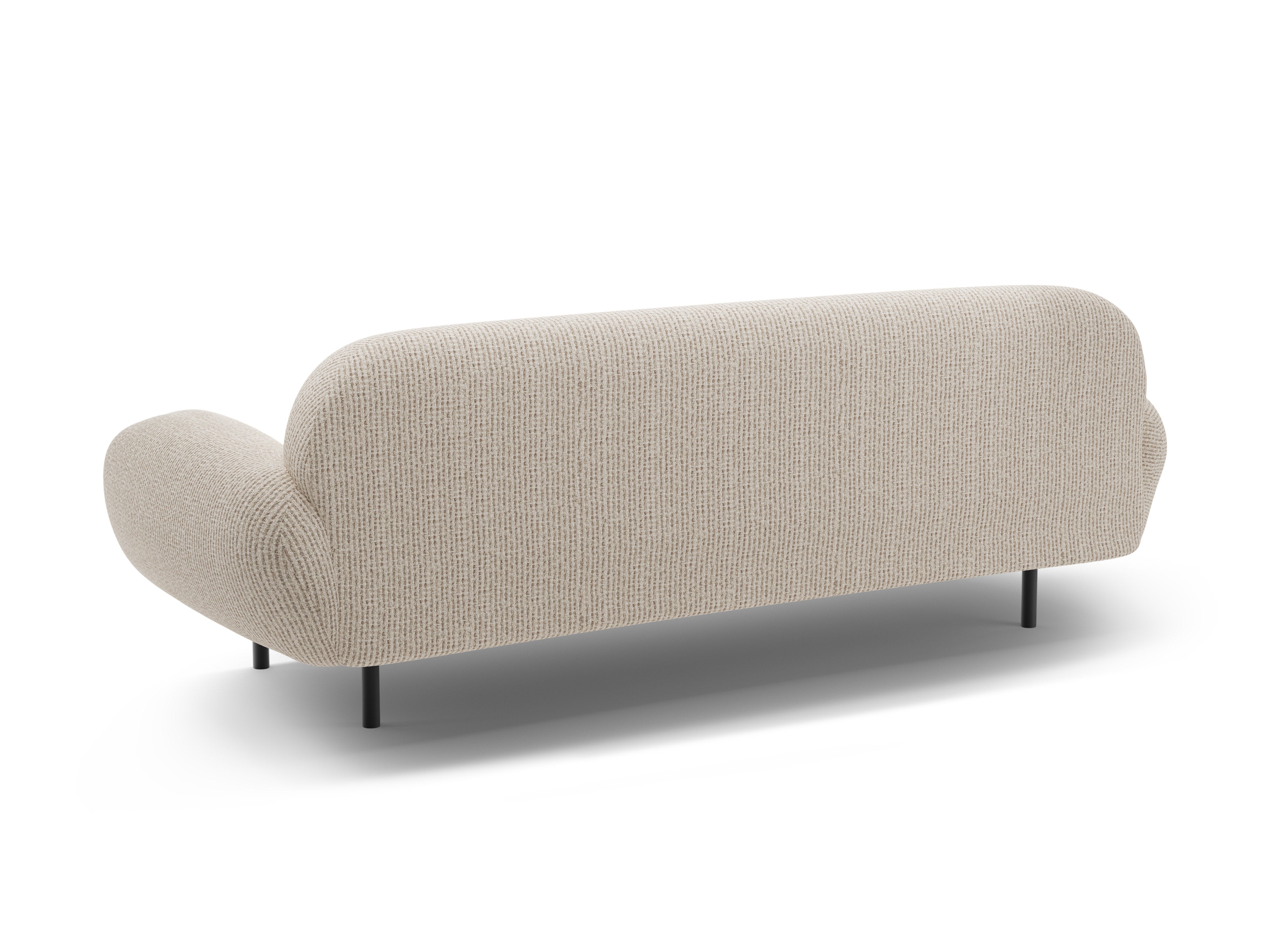 Sofa 3-Sitzer POPPY hellbeige Chenille