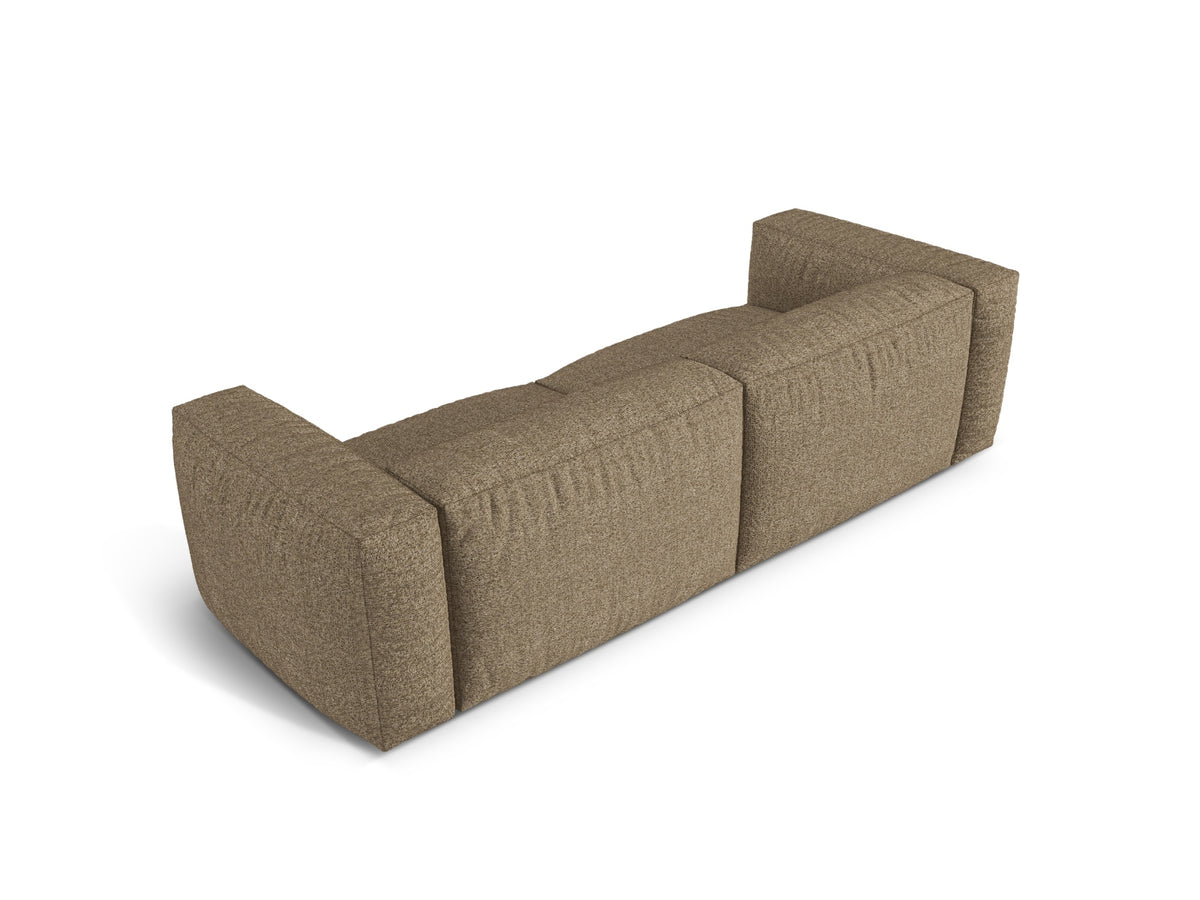 Sofa 3-osobowa MARTINA cappuccino boucle – ujęcie tylne
