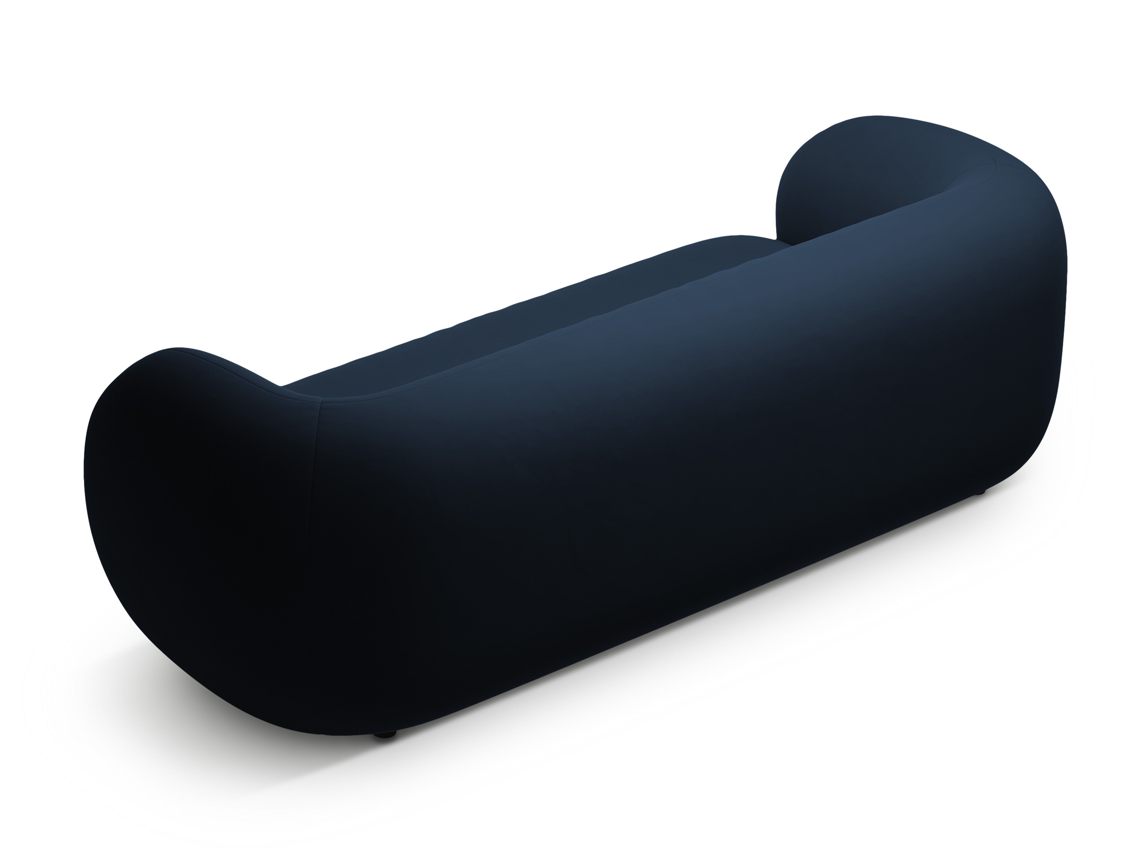 Sofa aus Samt 3-sitzig KATE königsblau