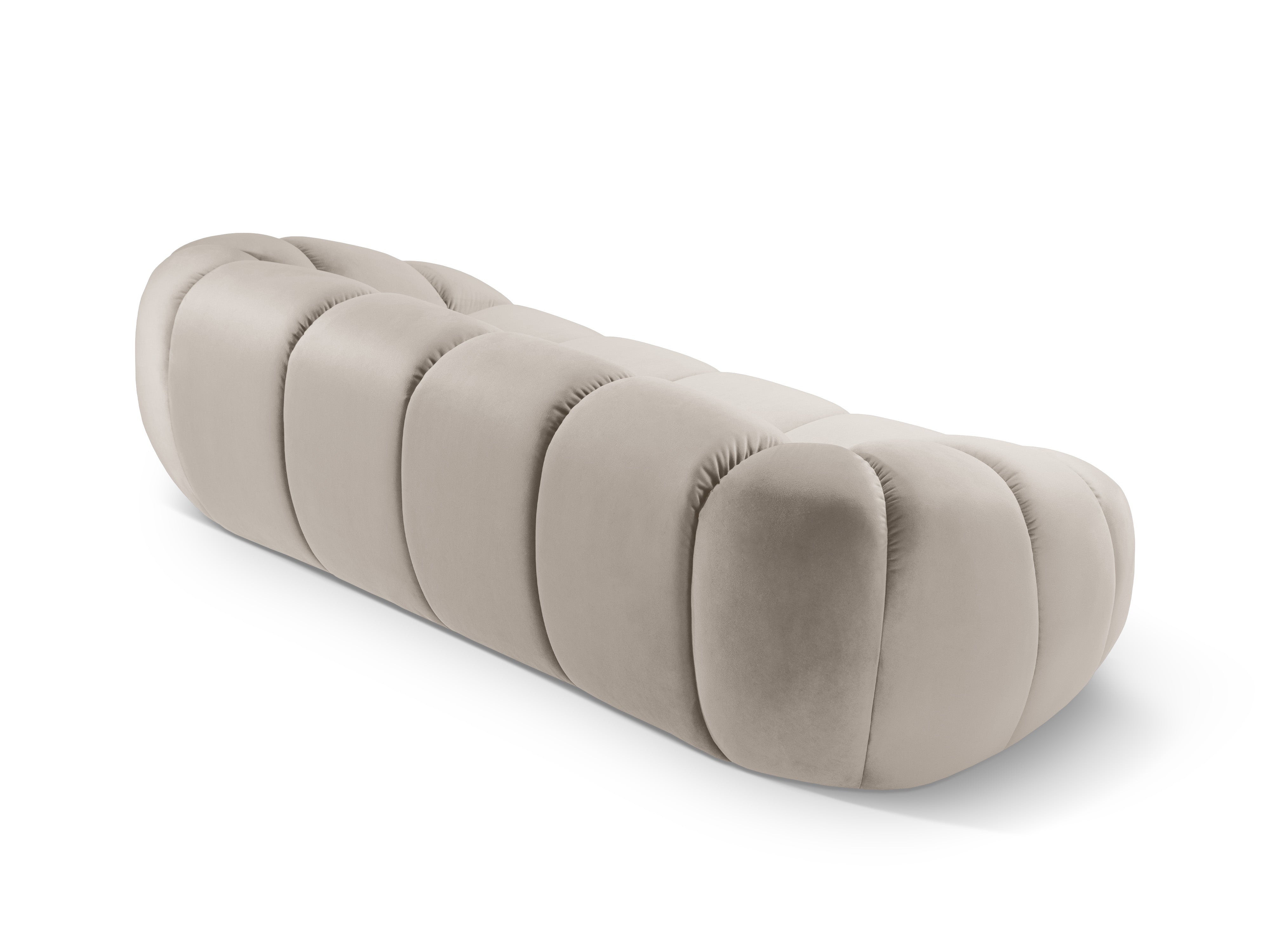 2.5-seater velvet sofa DIANA beige
