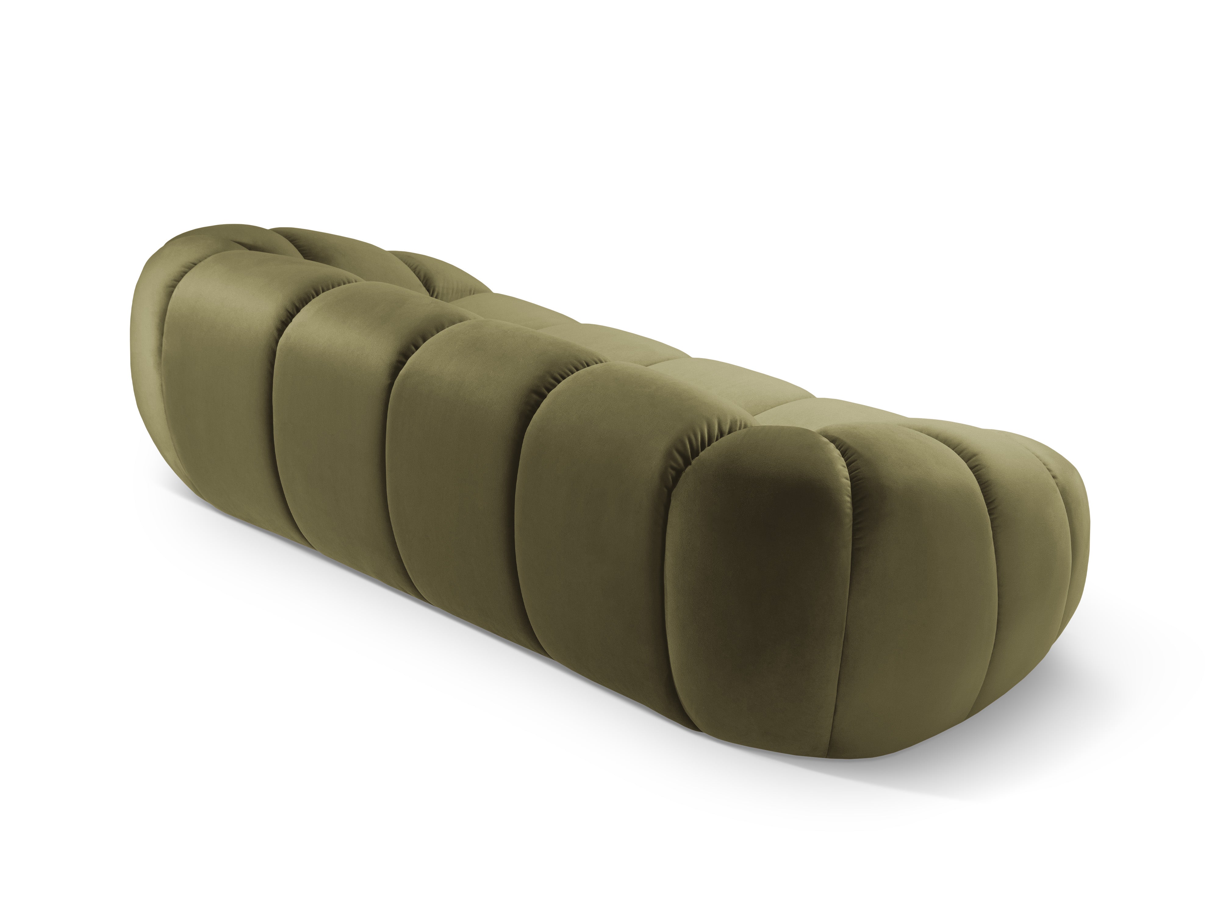 Sofa aus Samt 2,5-sitzig DIANA grün