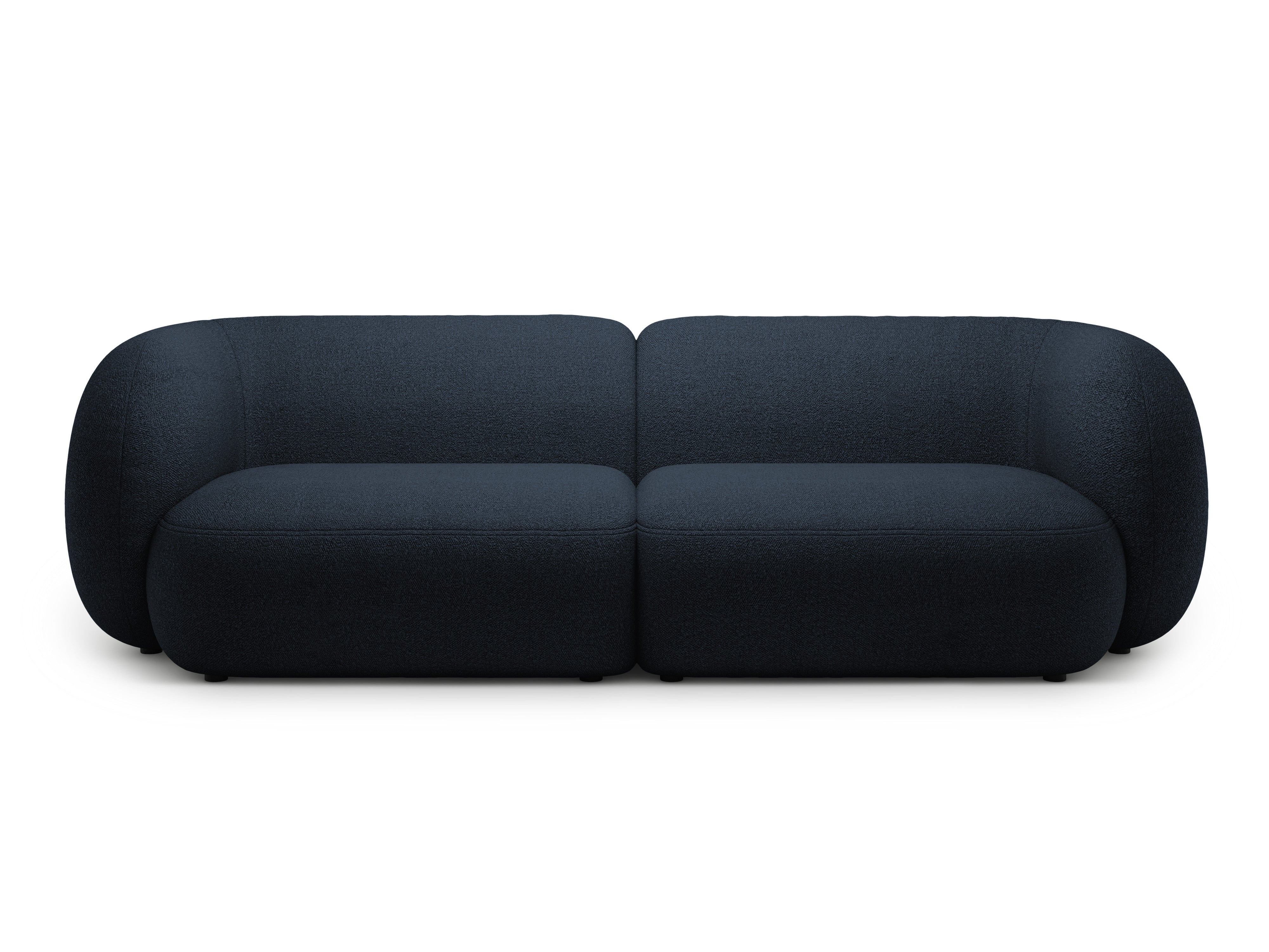 4-seater KATE sofa in navy boucle