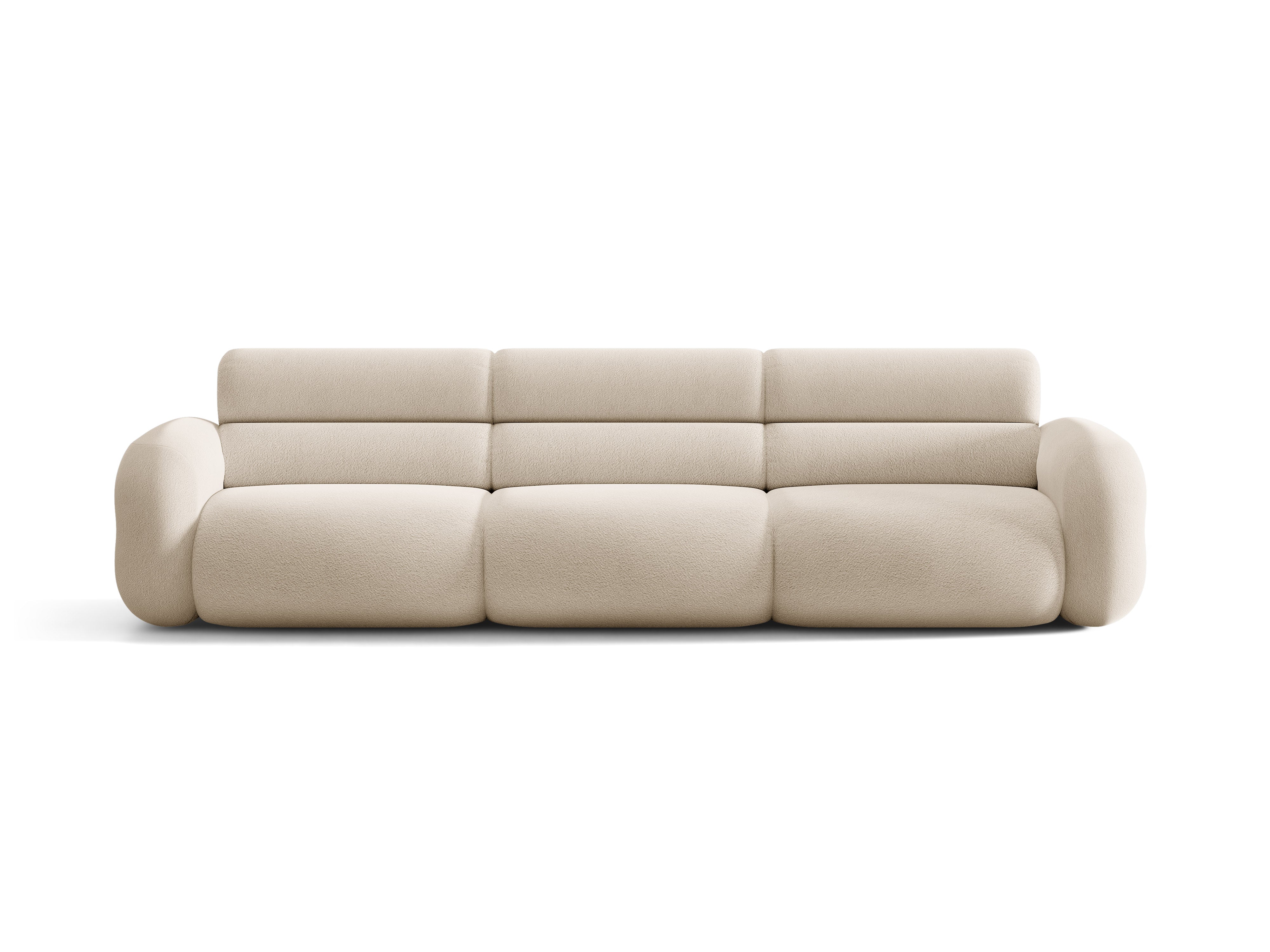 Sofa für 4 Personen NEO in beigem Boucle