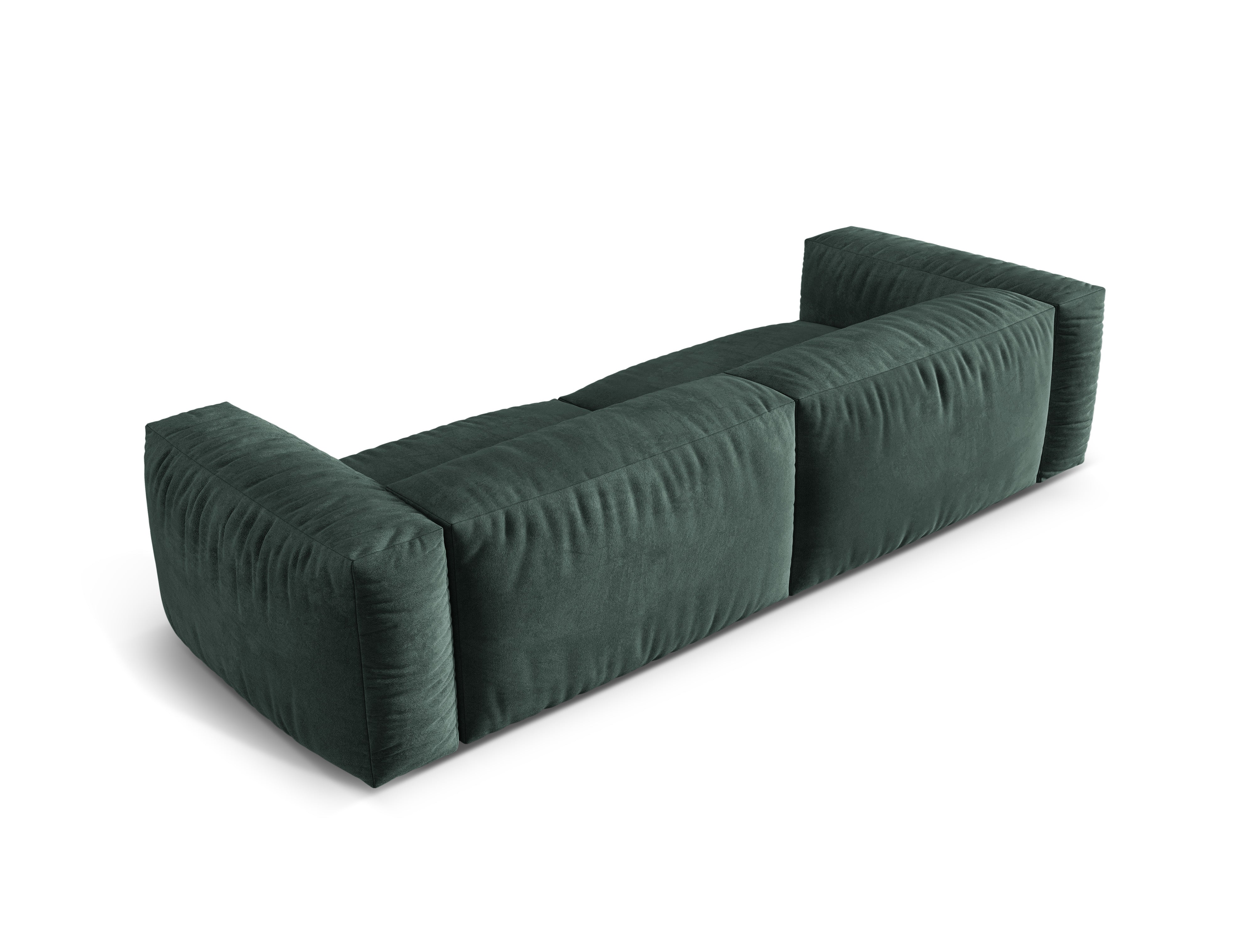 Martin Petrol velvet sofa 4-person