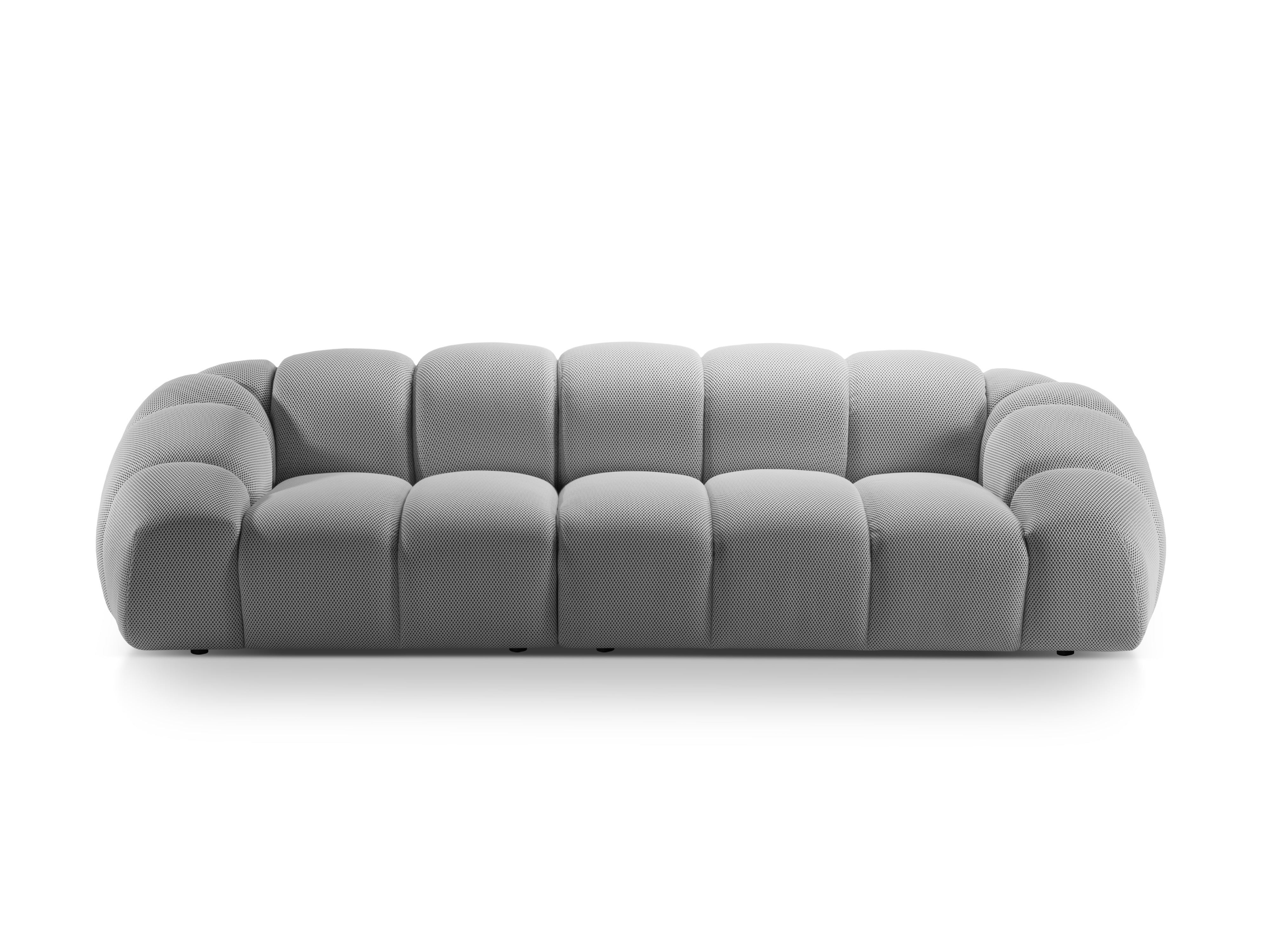 4-seater Sofa DIANA silver