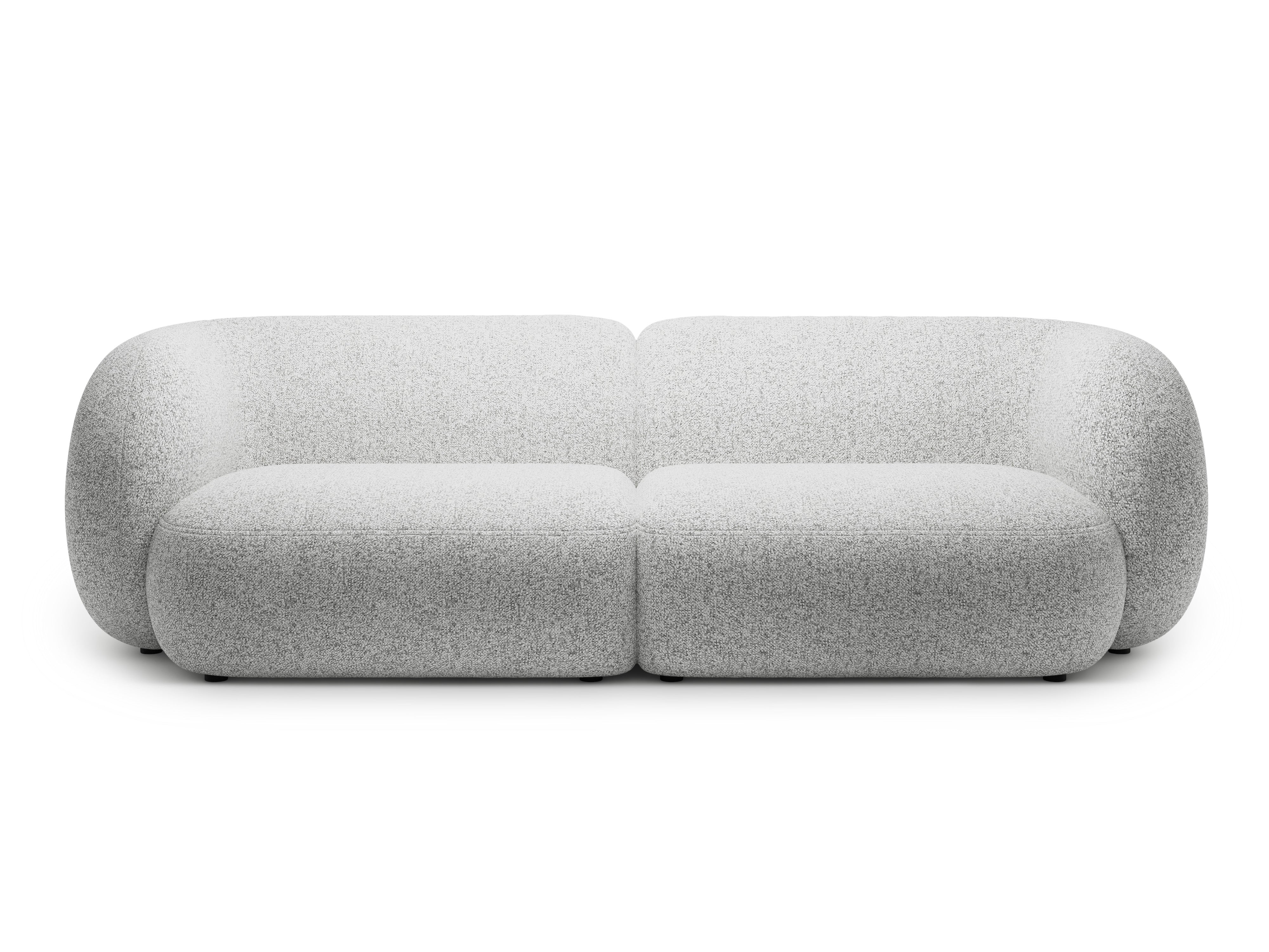 4-seater Sofa KATE light gray mélange