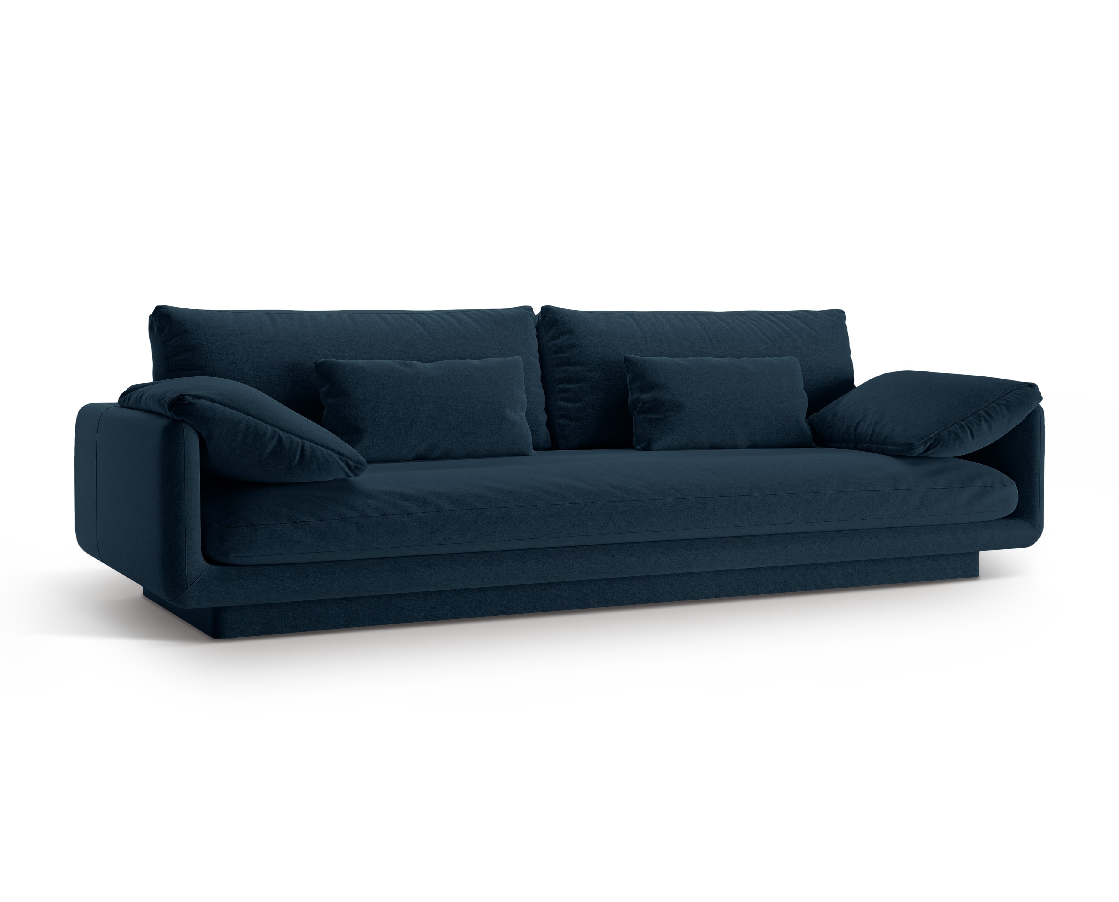 4-seater sofa Torino navy blue