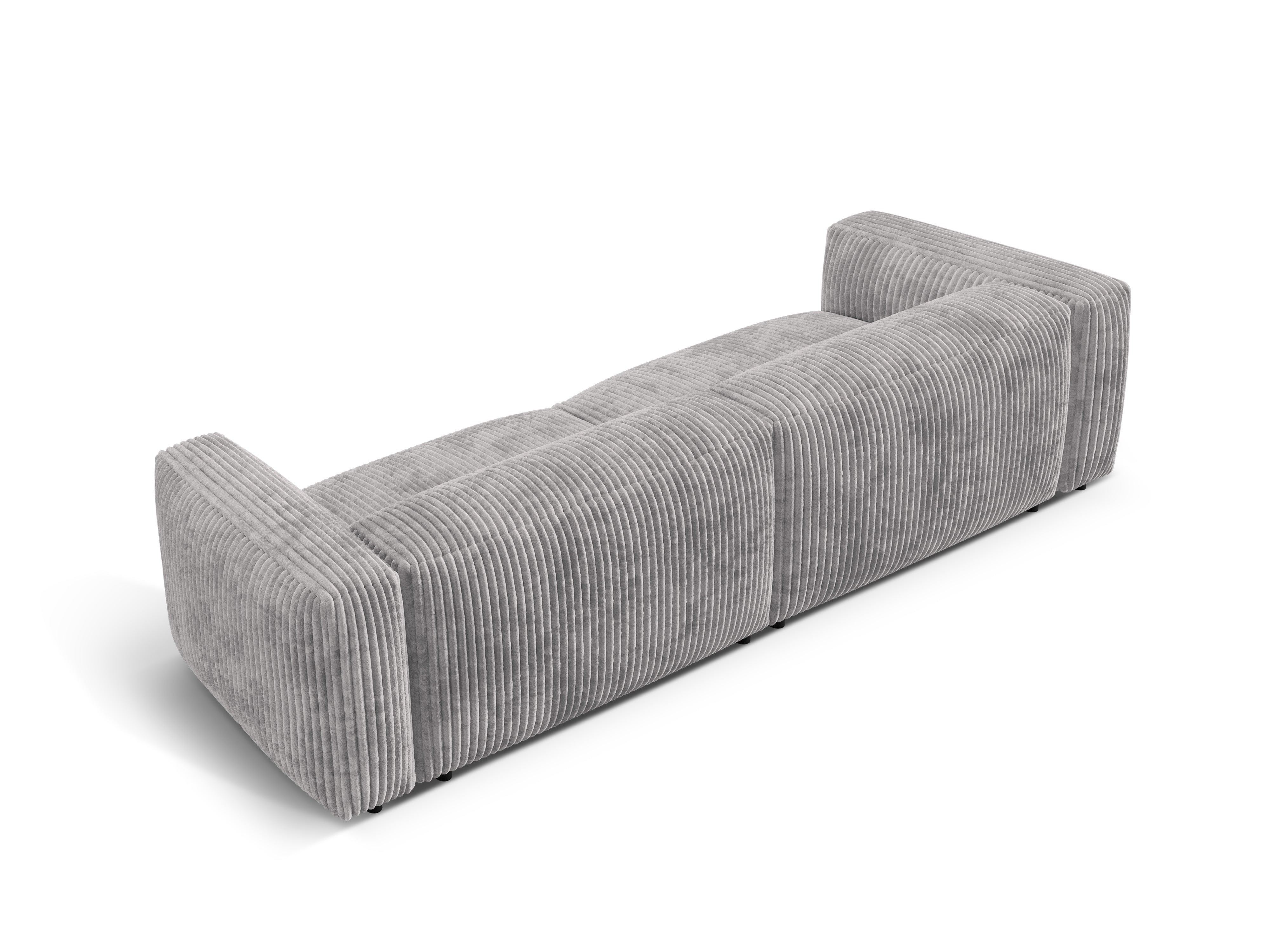 4-Sitzer-Sofa Martina Hellgrau Cord