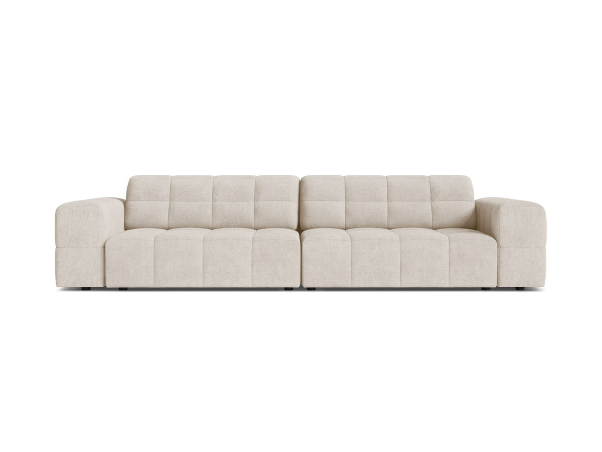 Sofa 4-osobowa JENNIFER jasnobeżowy szenil – Micadoni