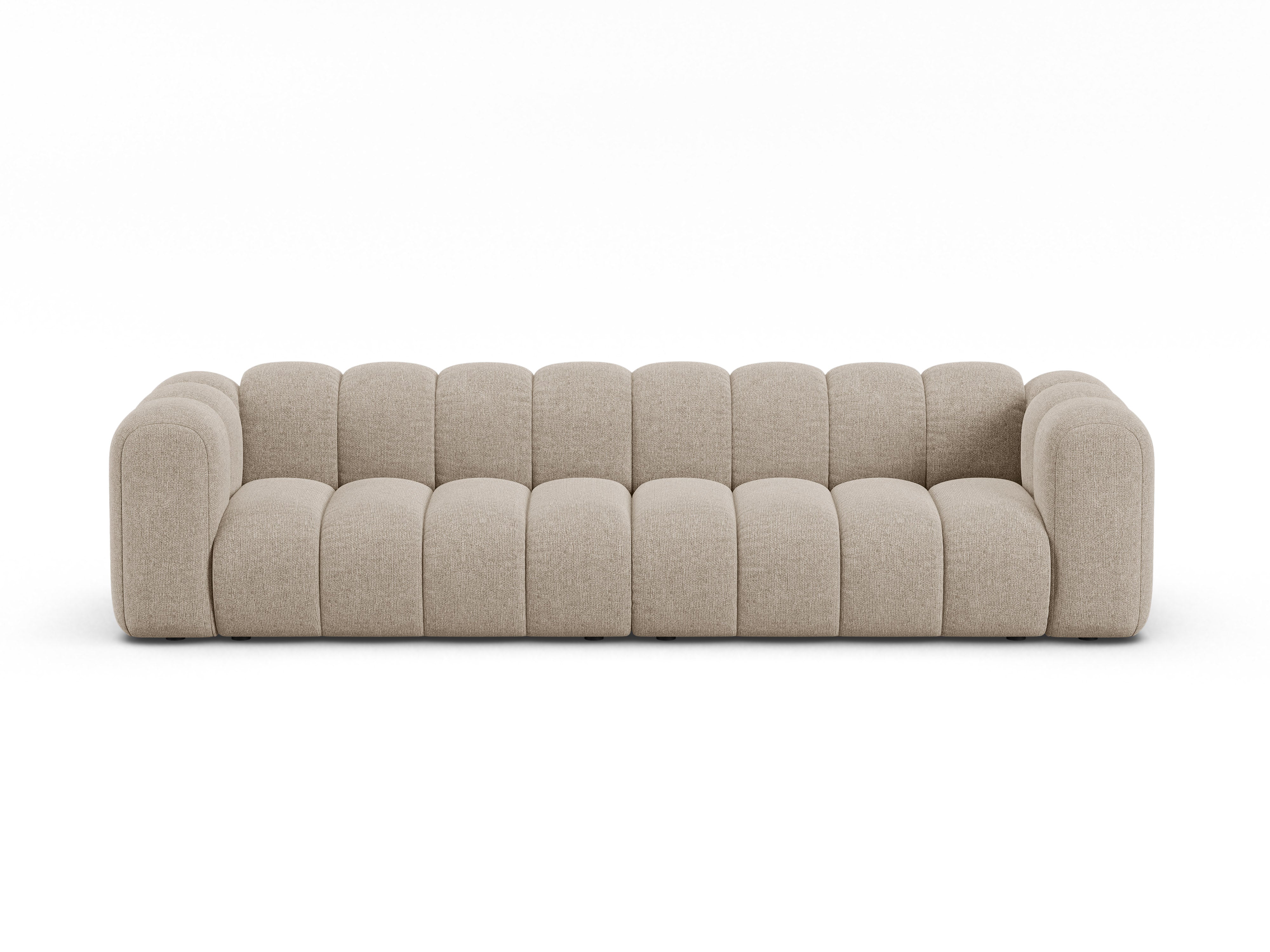 Sofa 4-osobowa LUPINE beżowy szenil – Micadoni