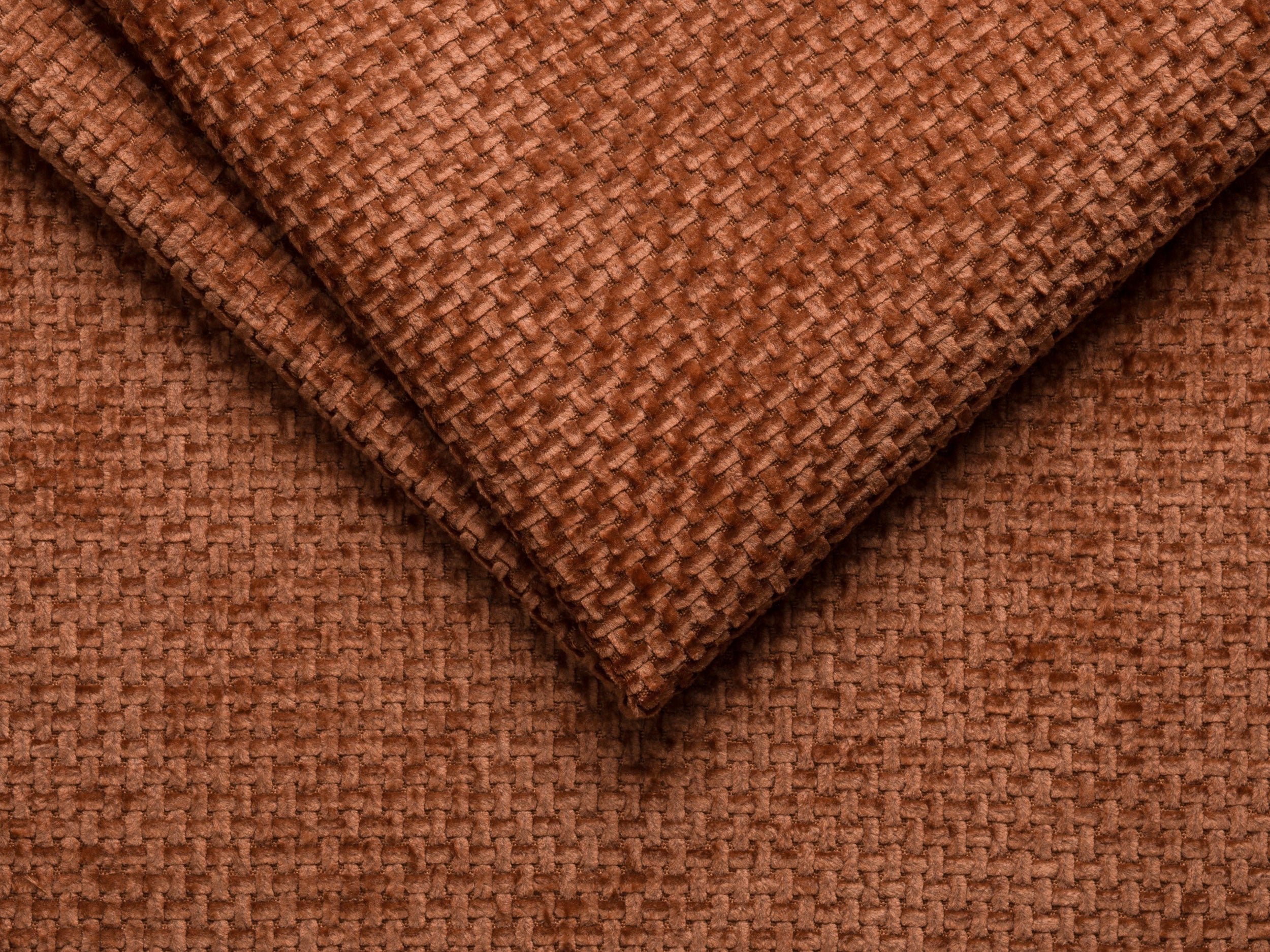 Sofa 4-osobowa LUPINE ceglany szenil do salonu – Micadoni
