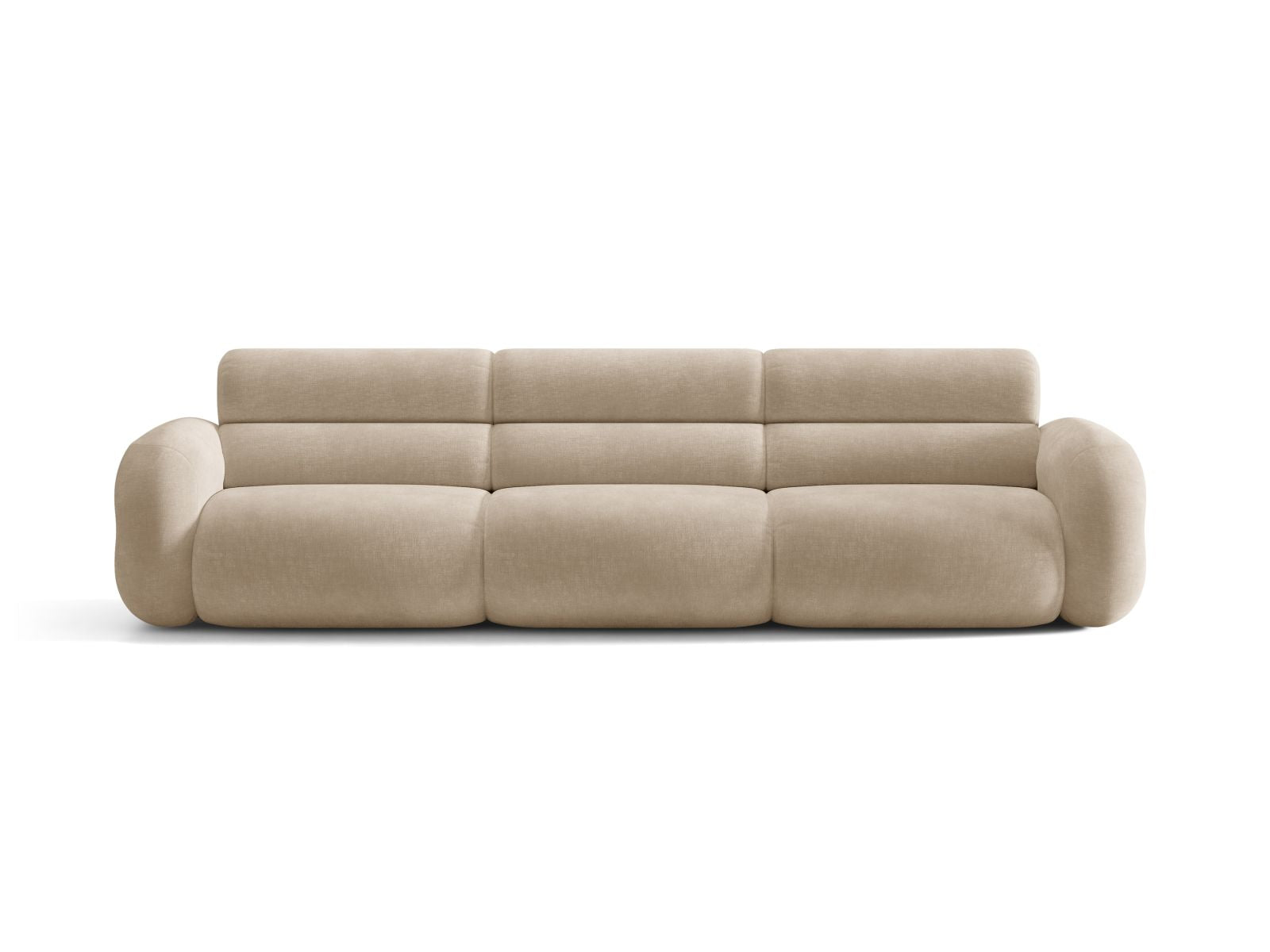 Sofa für 4 Personen NEO in beigem Chenille