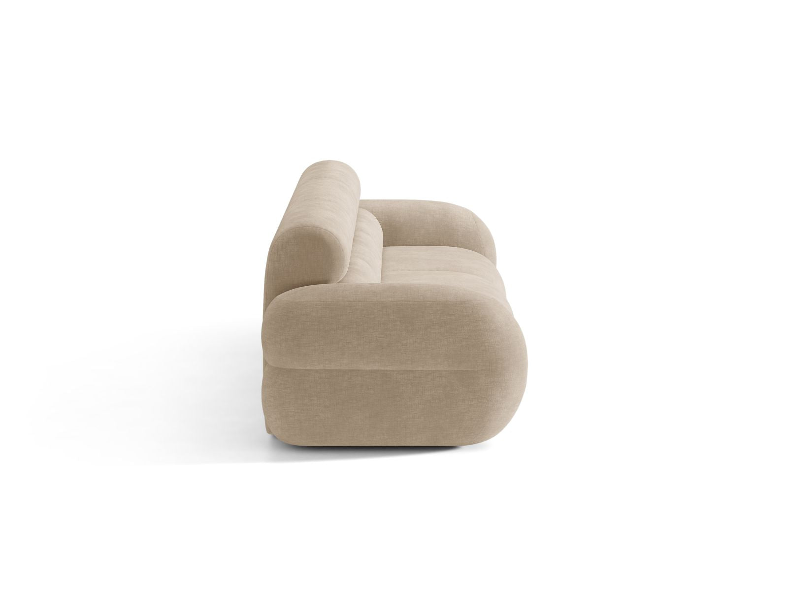 Sofa für 4 Personen NEO in beigem Chenille