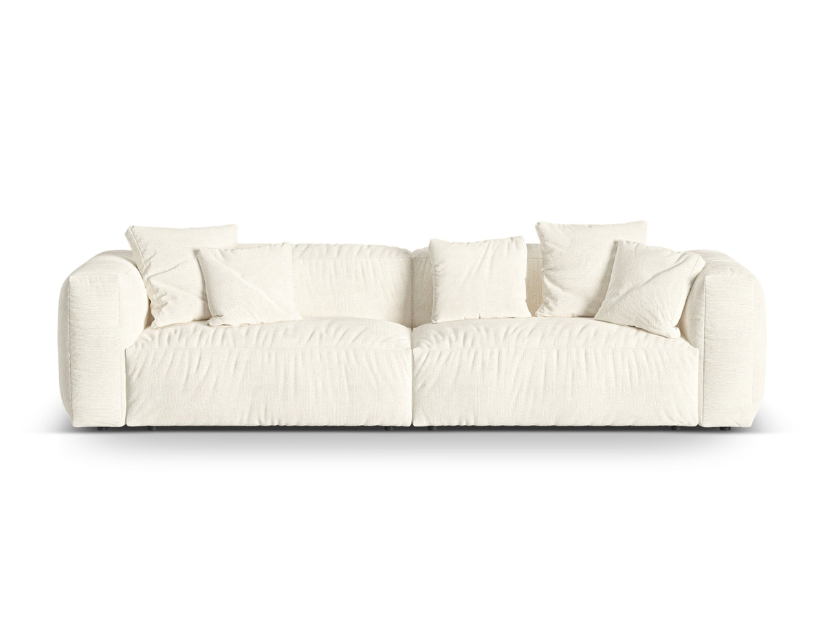 Sofa 4-osobowa MARTINA ecru boucle – Micadoni