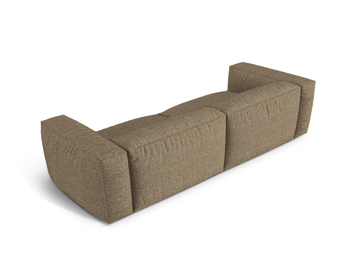 Sofa 4-osobowa MARTINA cappuccino boucle – ujęcie tylne