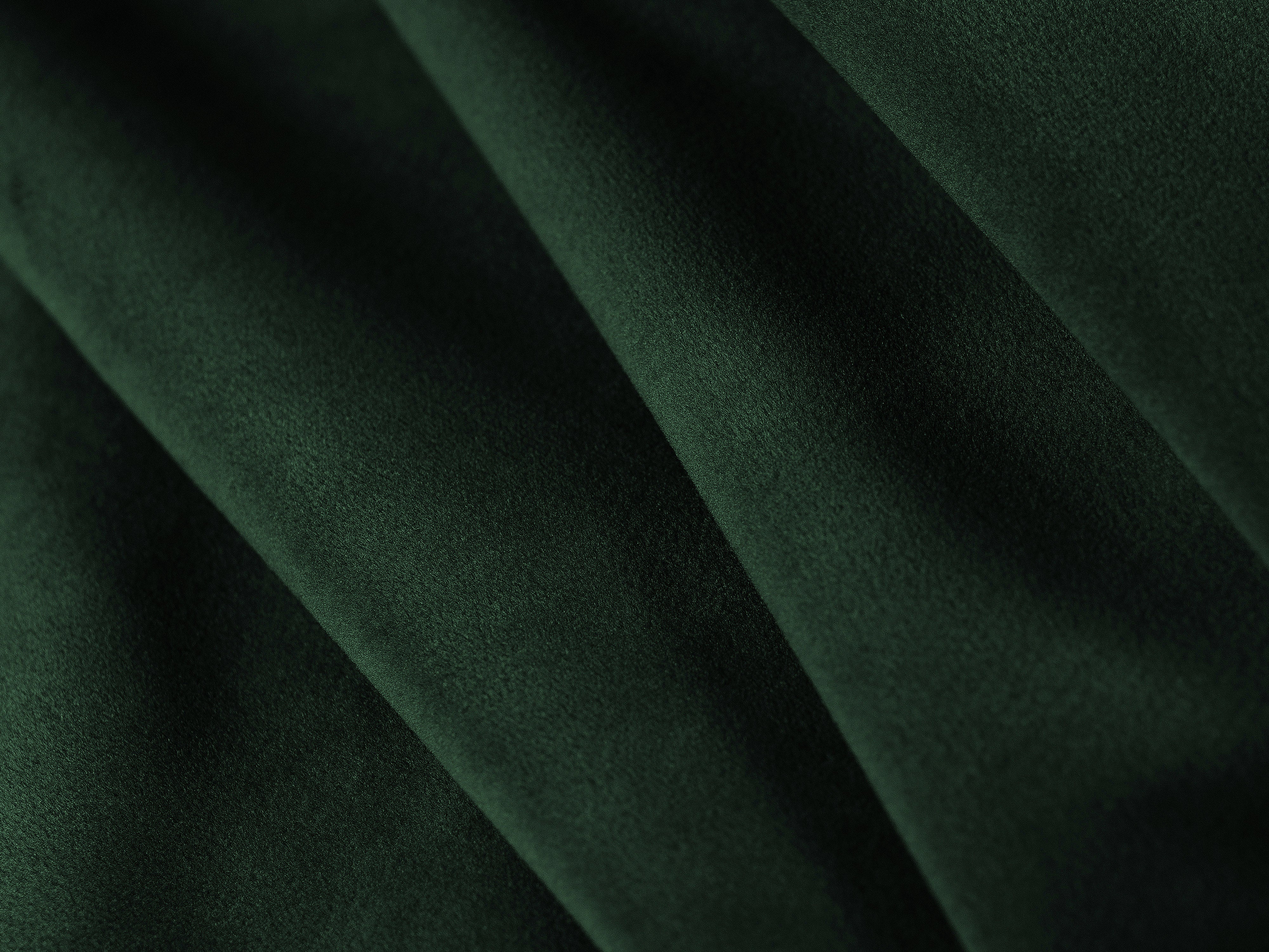 Velvet sofa for 4 people BEMY bottle green