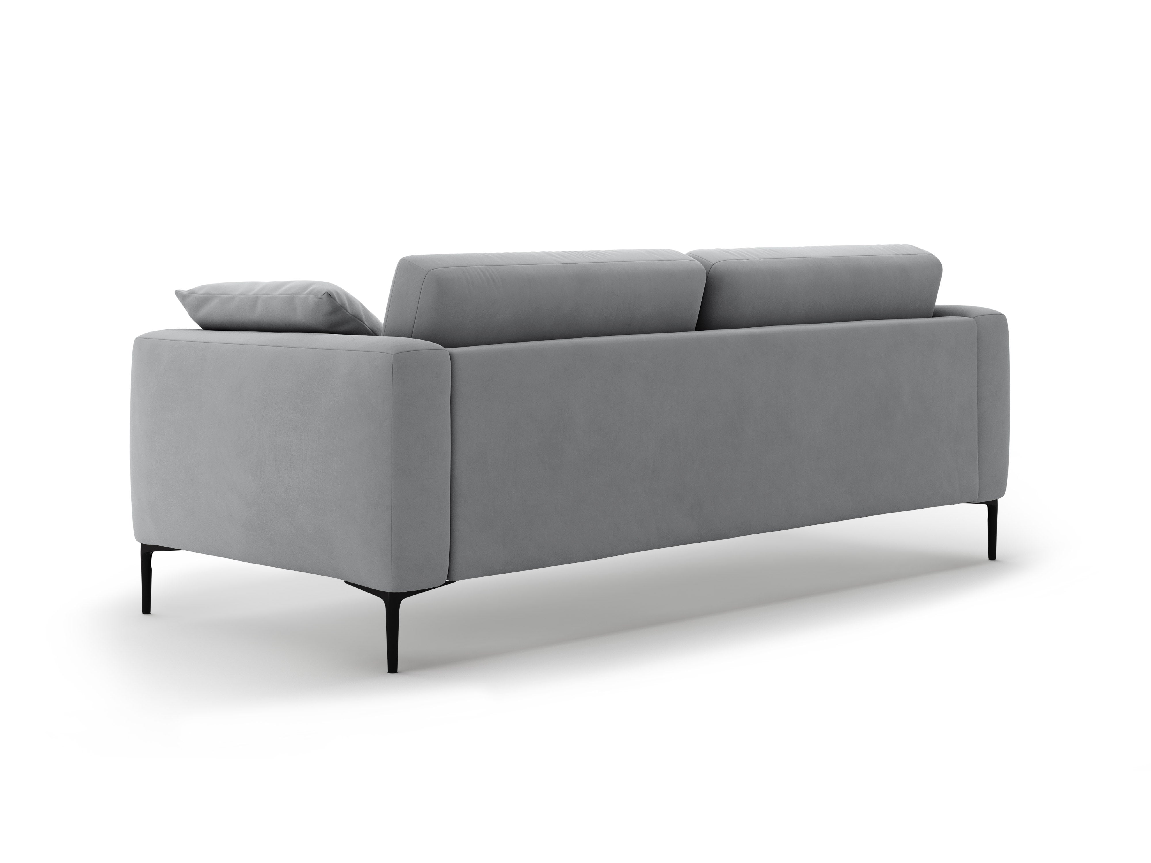 Sofa aksamitna 4-osobowa BEMY grau