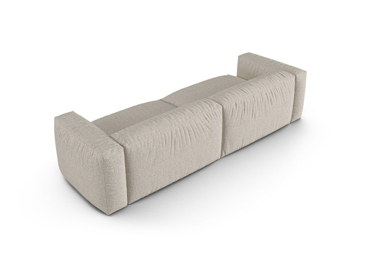 Sofa 4-osobowa XL MARTINA beżowy boucle – detal tkaniny