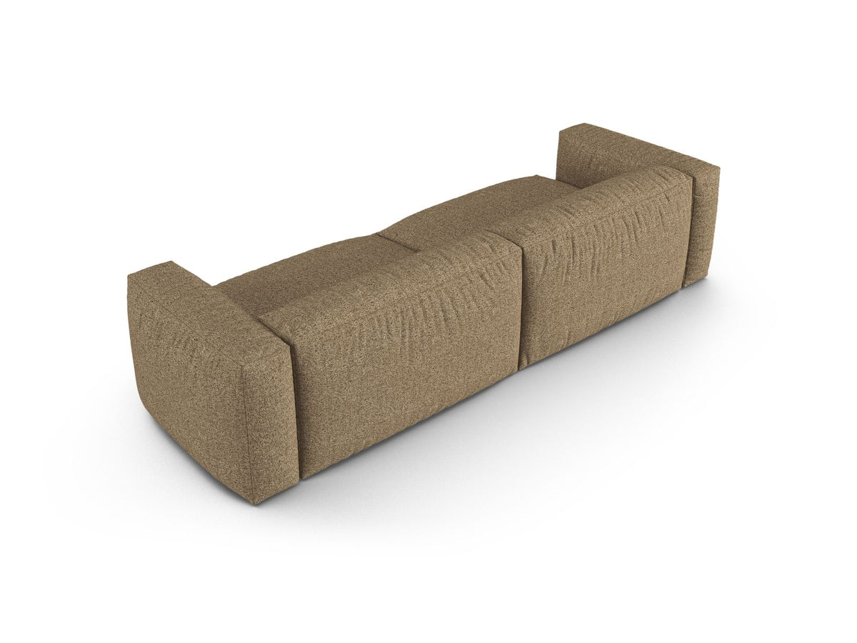 Sofa 4-osobowa XL MARTINA cappuccino boucle – detal tkaniny