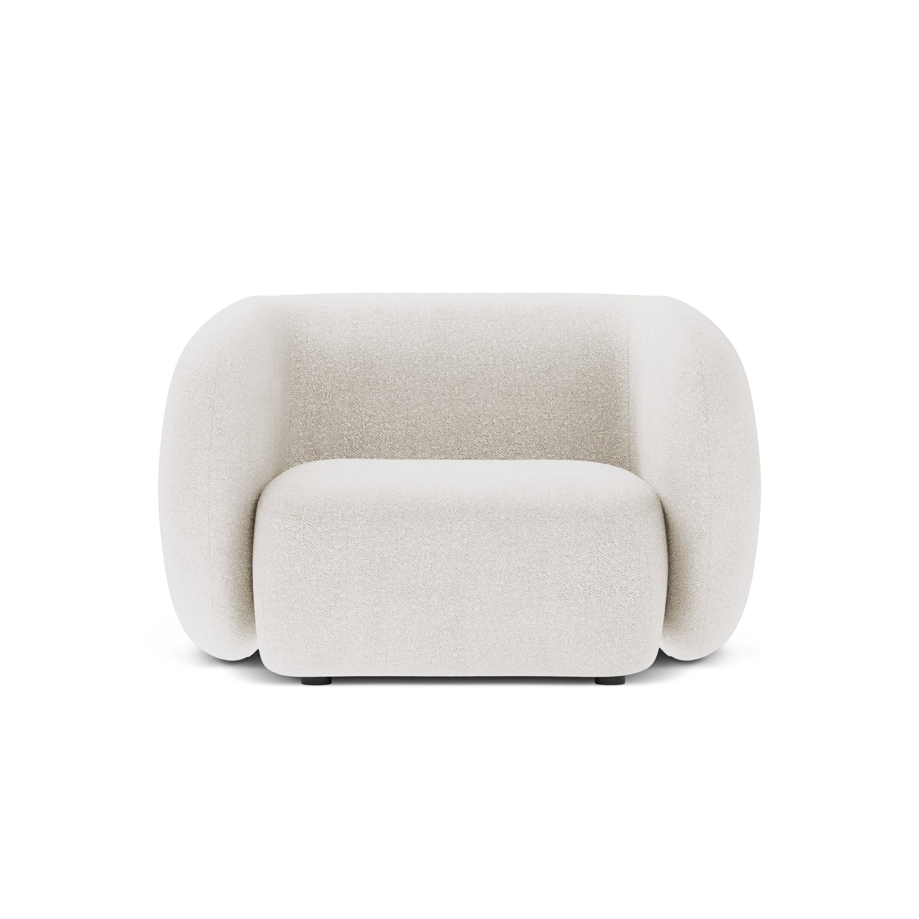 Sessel KATE weiß Boucle