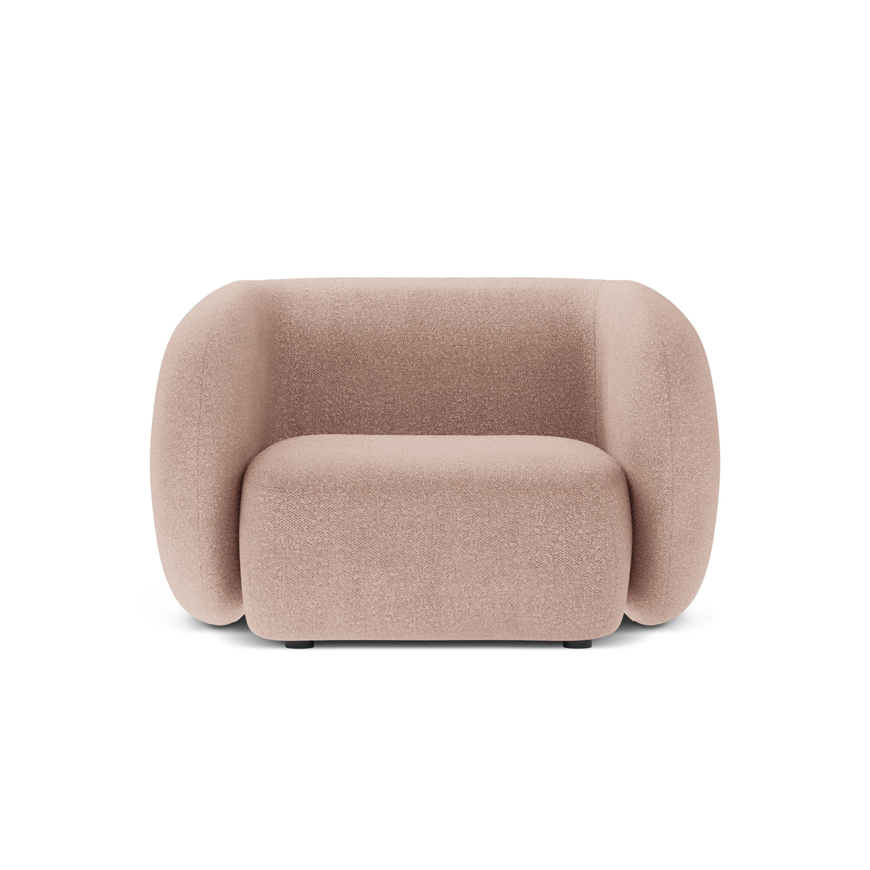 KATE Pink Boucle Armchair