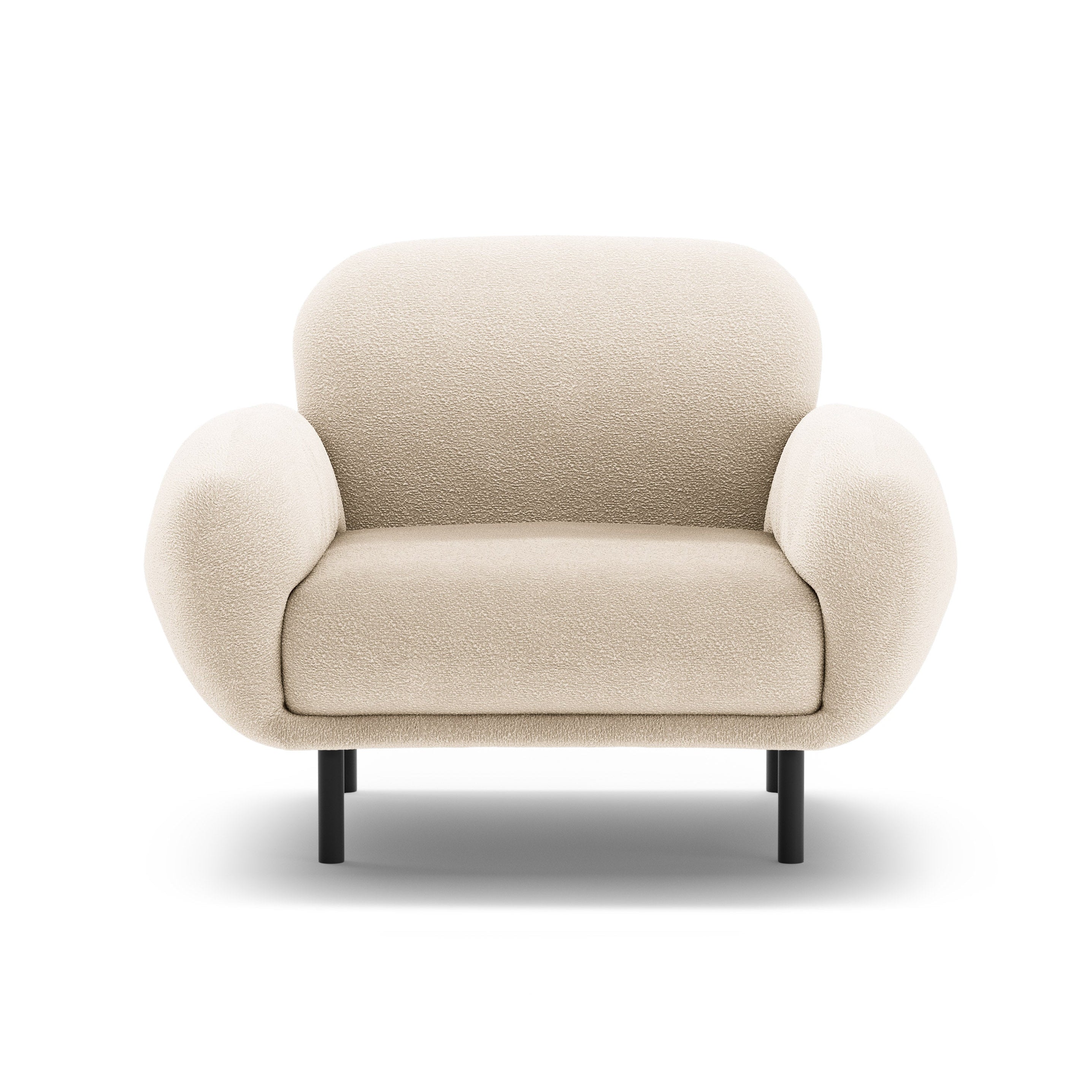 Poppy Beige Boucle Armchair