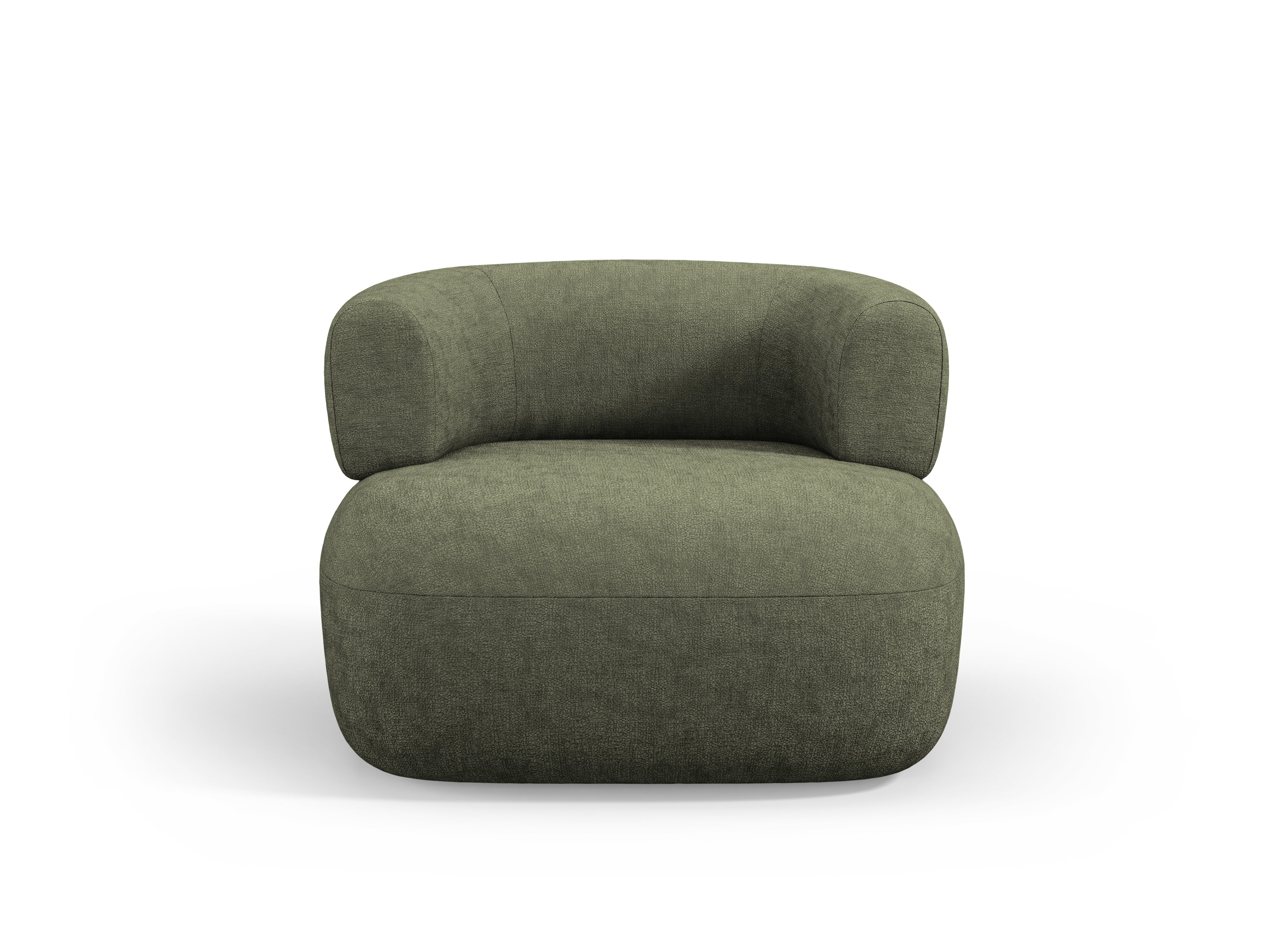 JENNY Green Chenille Armchair [ewelina] [Amelia spr]