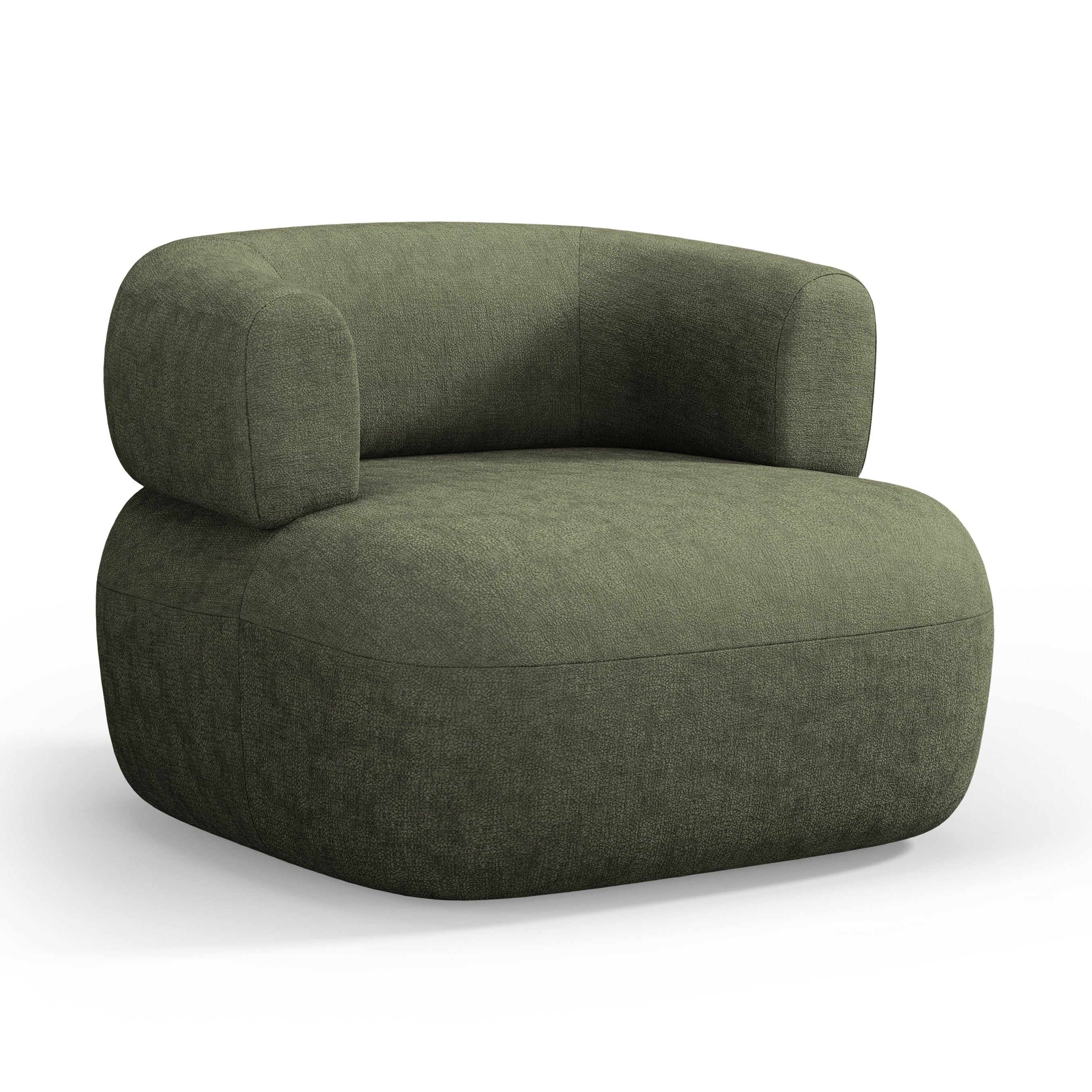 JENNY Green Chenille Armchair [ewelina] [Amelia spr]