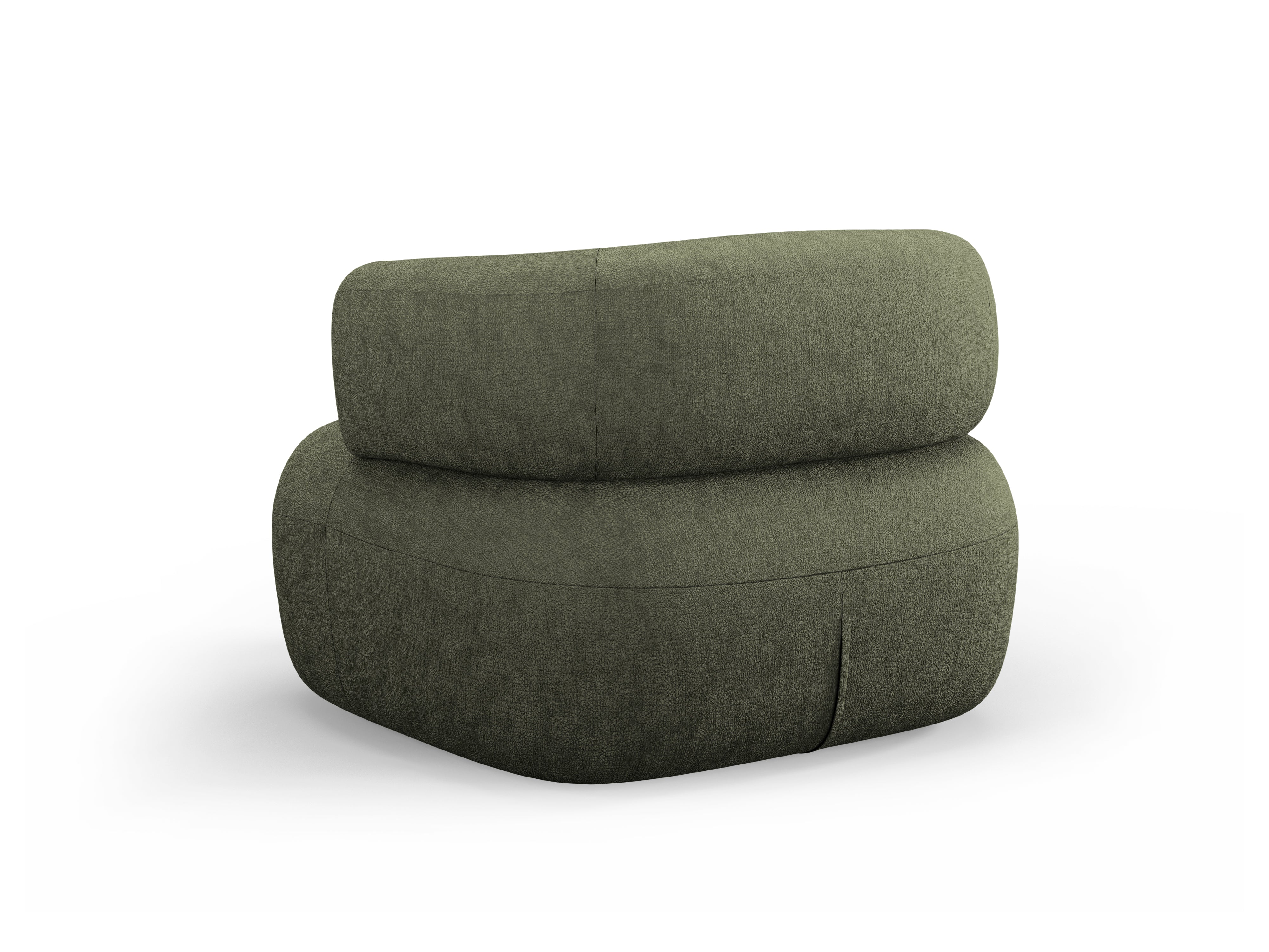 JENNY Green Chenille Armchair [ewelina] [Amelia spr]