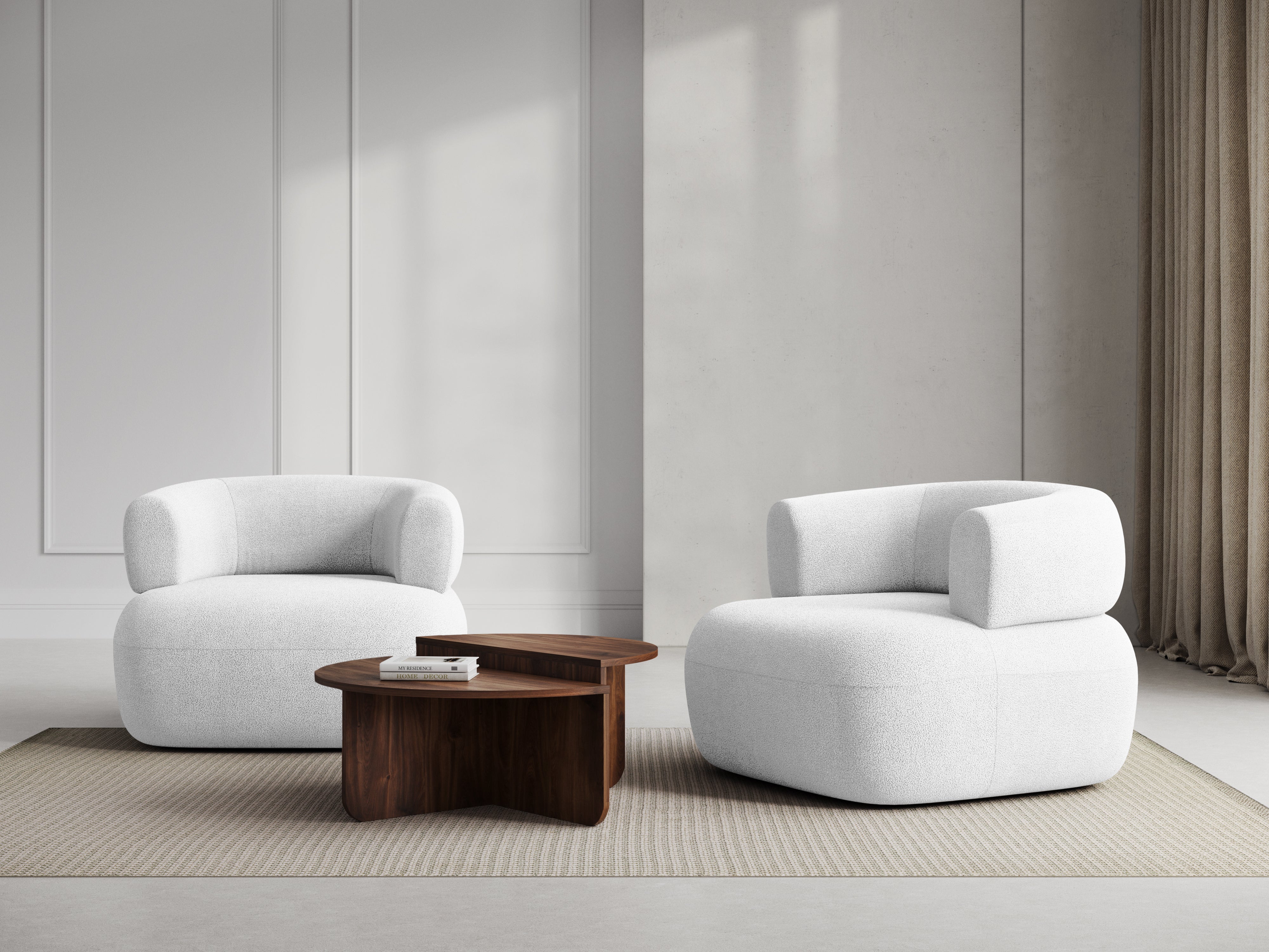 Sessel JENNY elfenbein Boucle