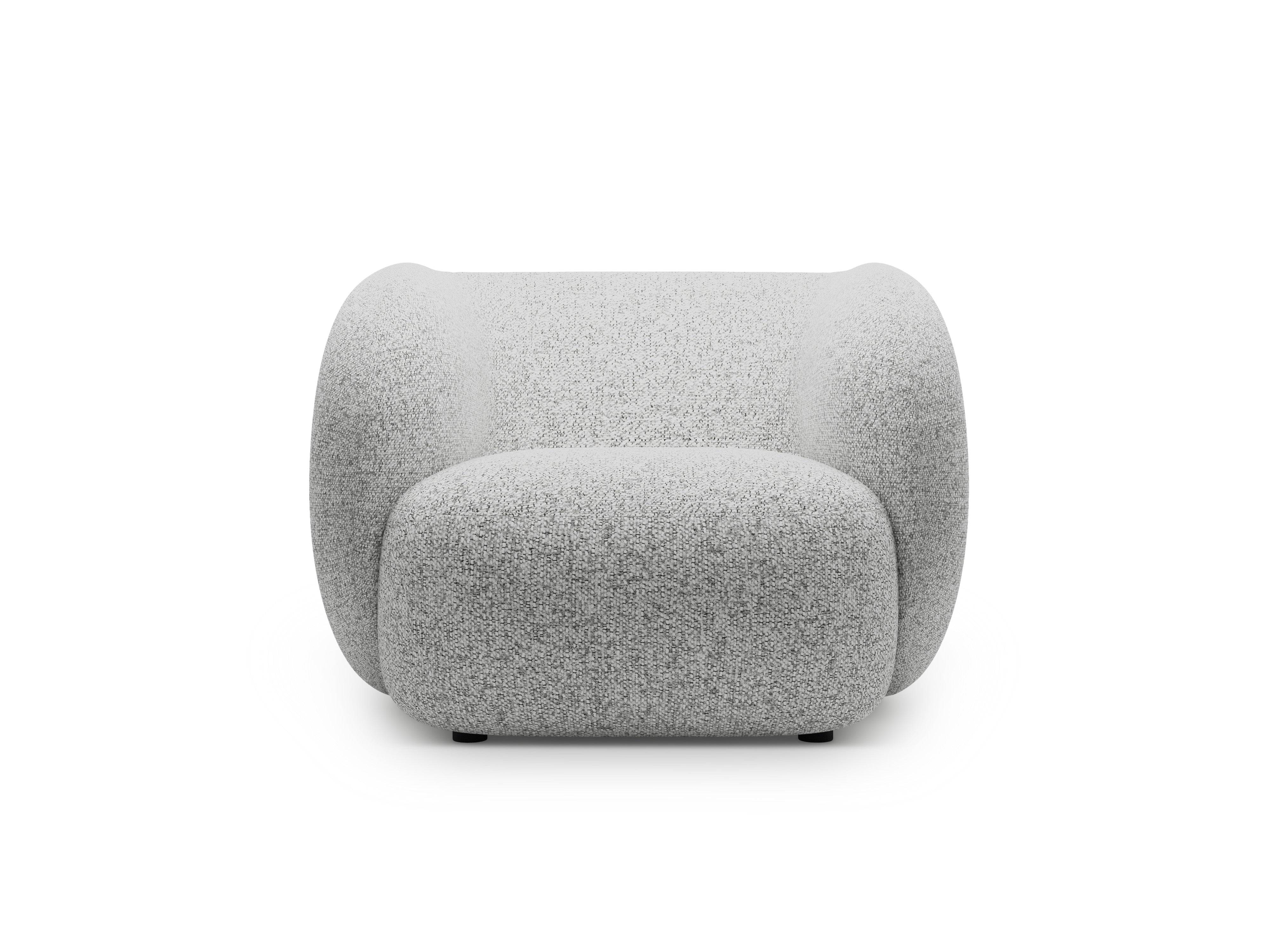 KATE armchair light gray mélange