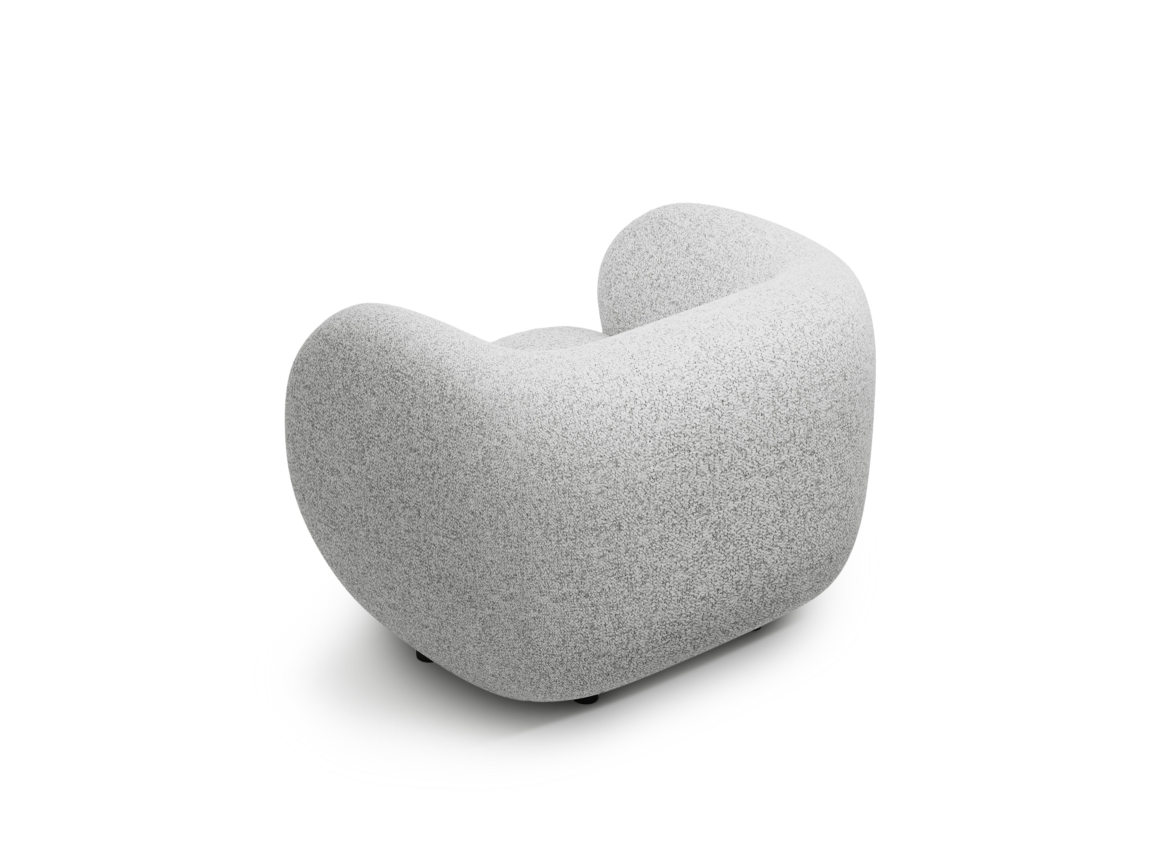 KATE armchair light gray mélange