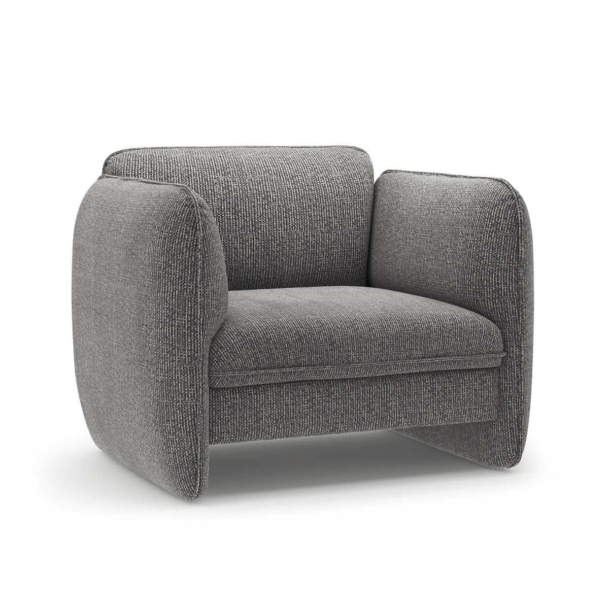 Sessel GEORGIA dunkelgraues Chenille